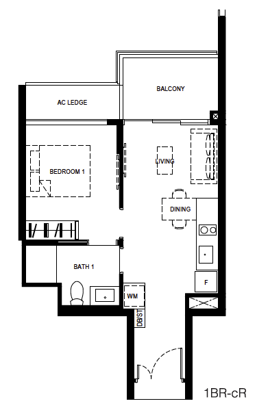 Normanton Park 1-Bedroom 1BR-cR layout.png