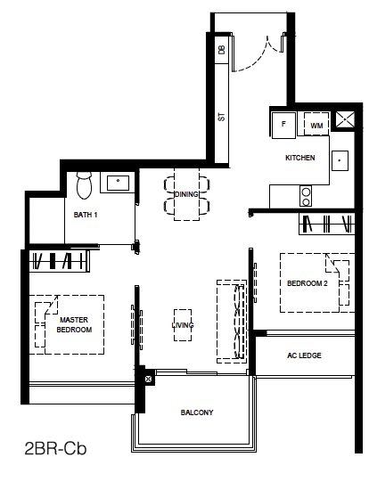 Normanton Park 2-Bedroom Compact 2BR-Cb layout.png