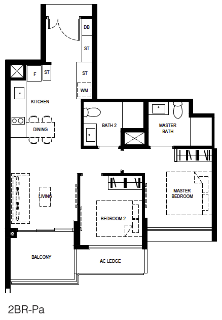 Normanton Park 2-Bedroom Premium 2BR-Pa layout.png
