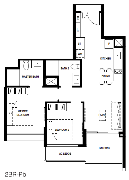 Normanton Park 2-Bedroom Premium 2BR-Pb layout.png