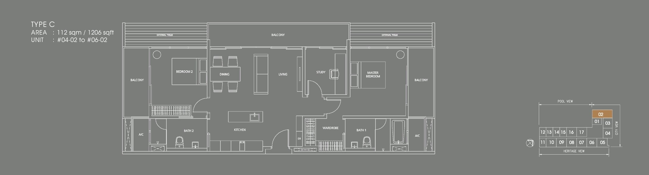 Dorsett Residences Floorplan C