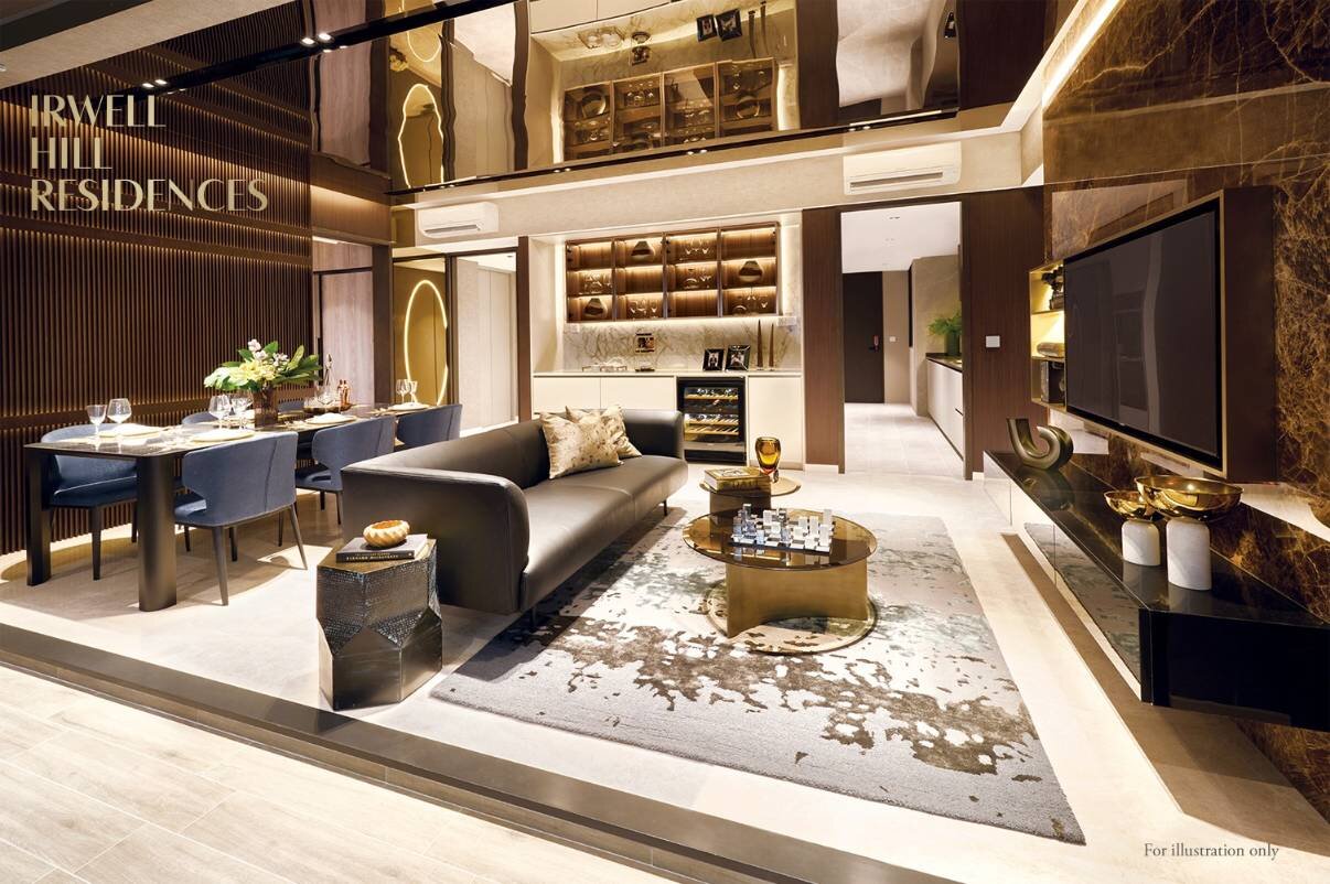 Artist’s impression of a 4-bedroom premium unit at Irwell Hill Residences