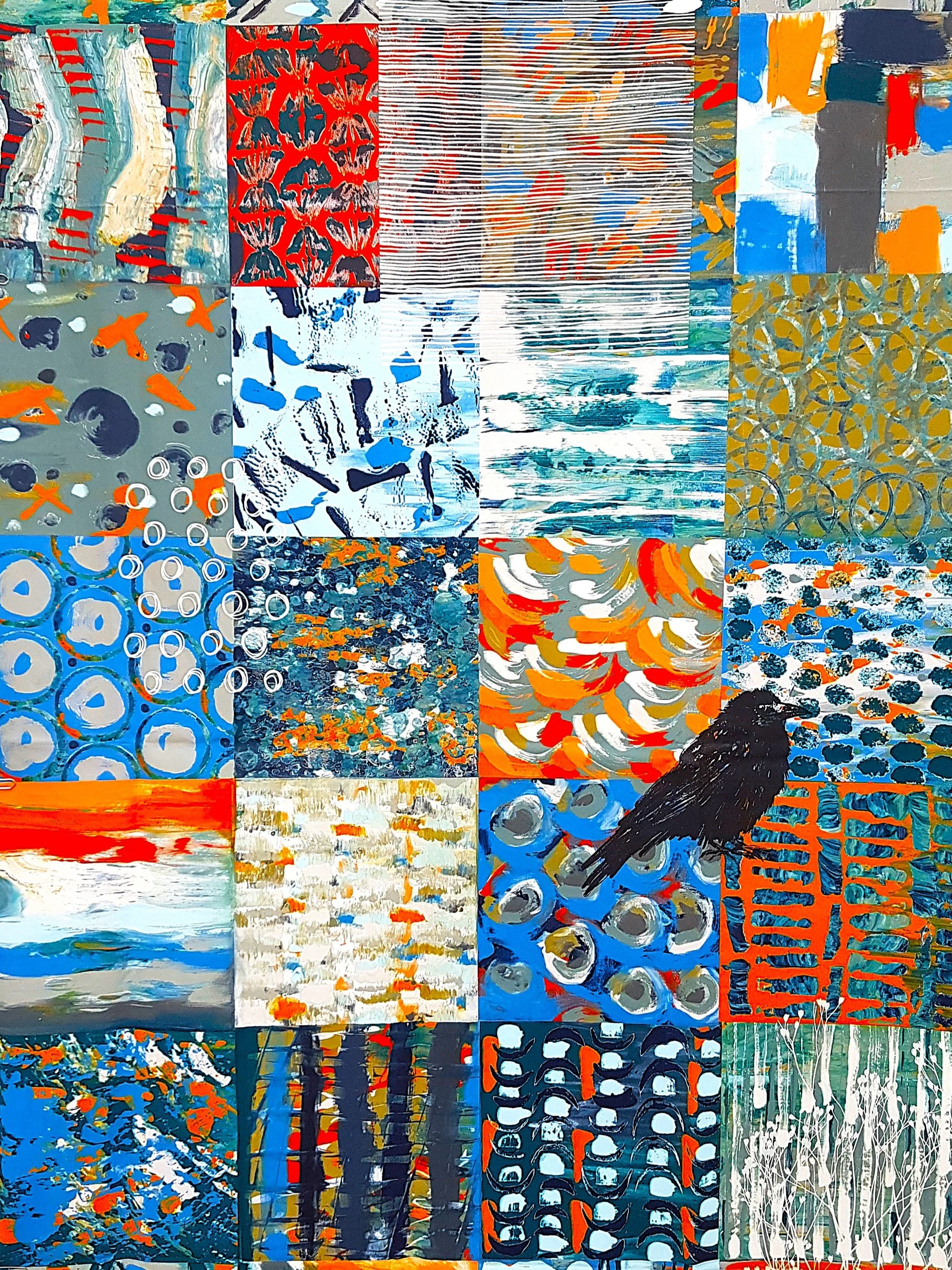 MONOPRINTING WITH SILKSCREEN BY JEYSIE AND JULE MALLETT