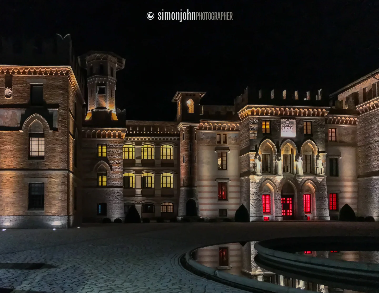 An iphone snap! of the castle after a visit to the local restaurant …… With the power back on!! ;o)