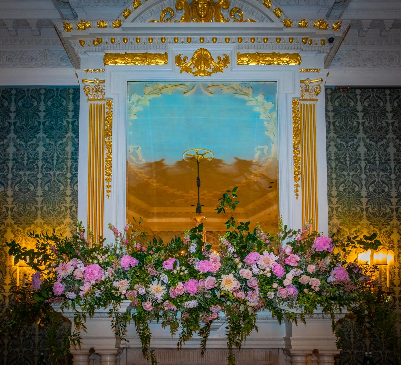 wedding-photograph-claridges-fireplace-floral-arrangement-detail.jpg