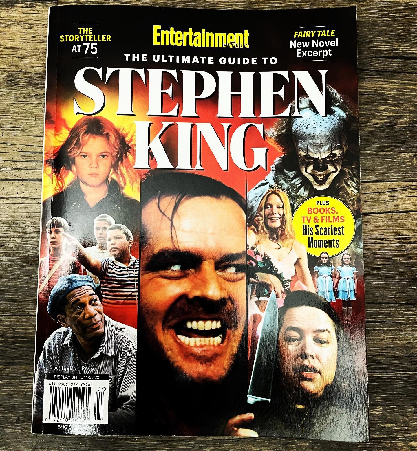 Excited to have found some worthy weekend reading at the magazine rack last night.
#reading #magazine #stephenking