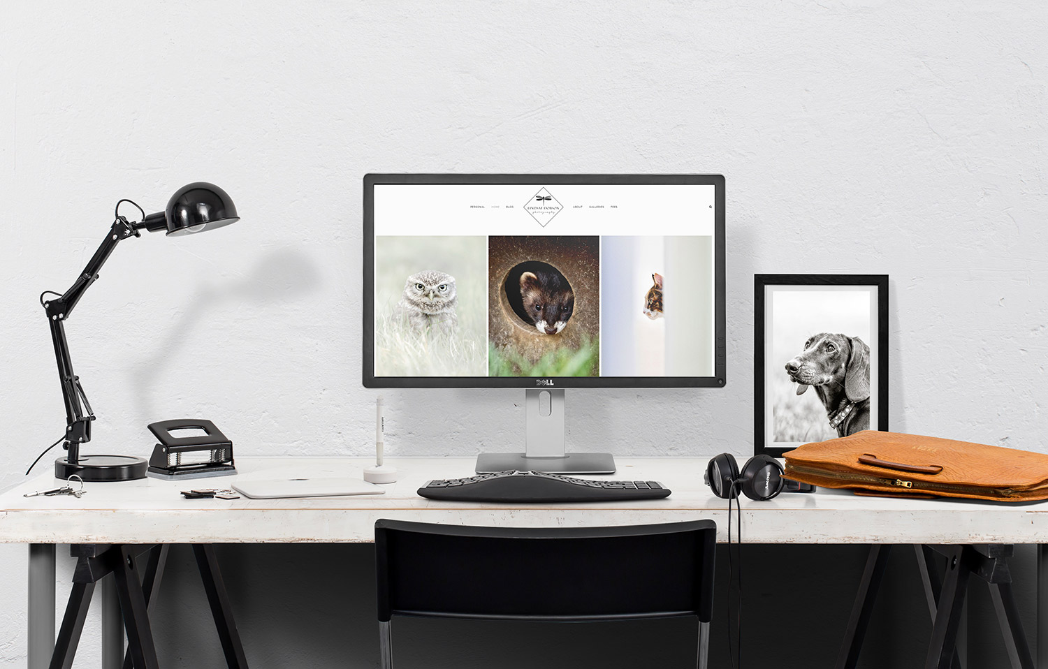 squarespace photography website with a responsive design