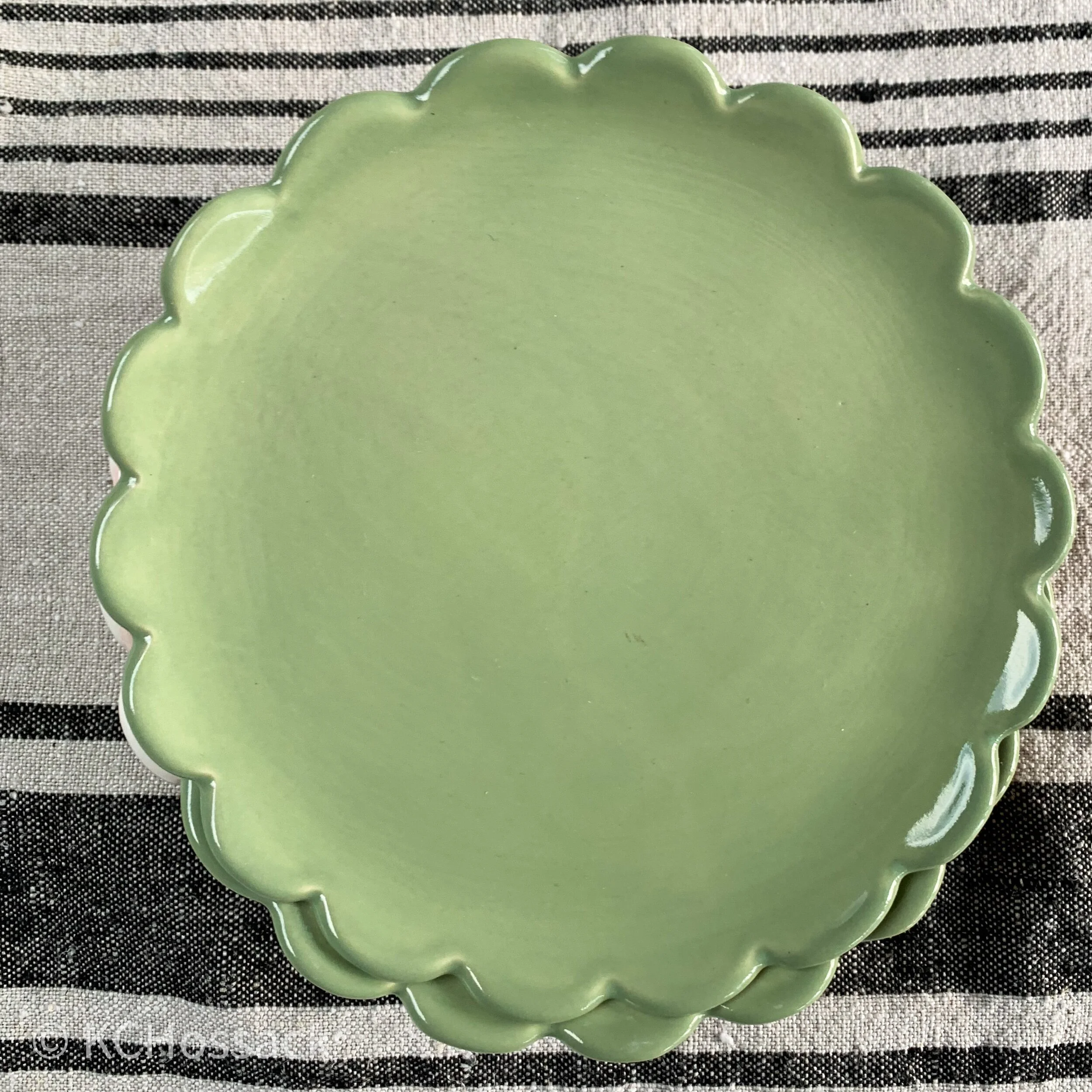 Scallop Edge Plate, Scallop Edge