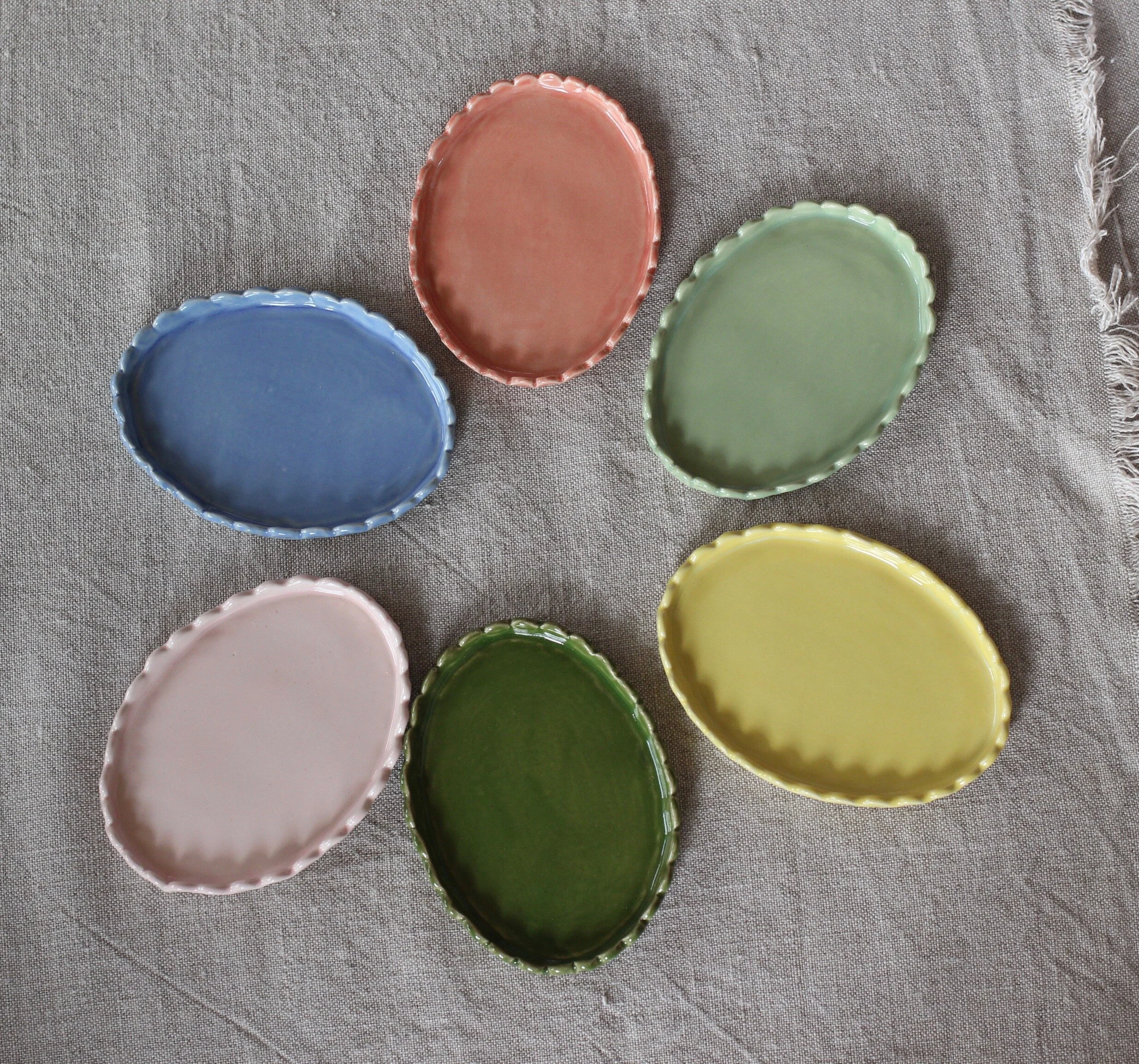 Butter Dish-Scallop Edge