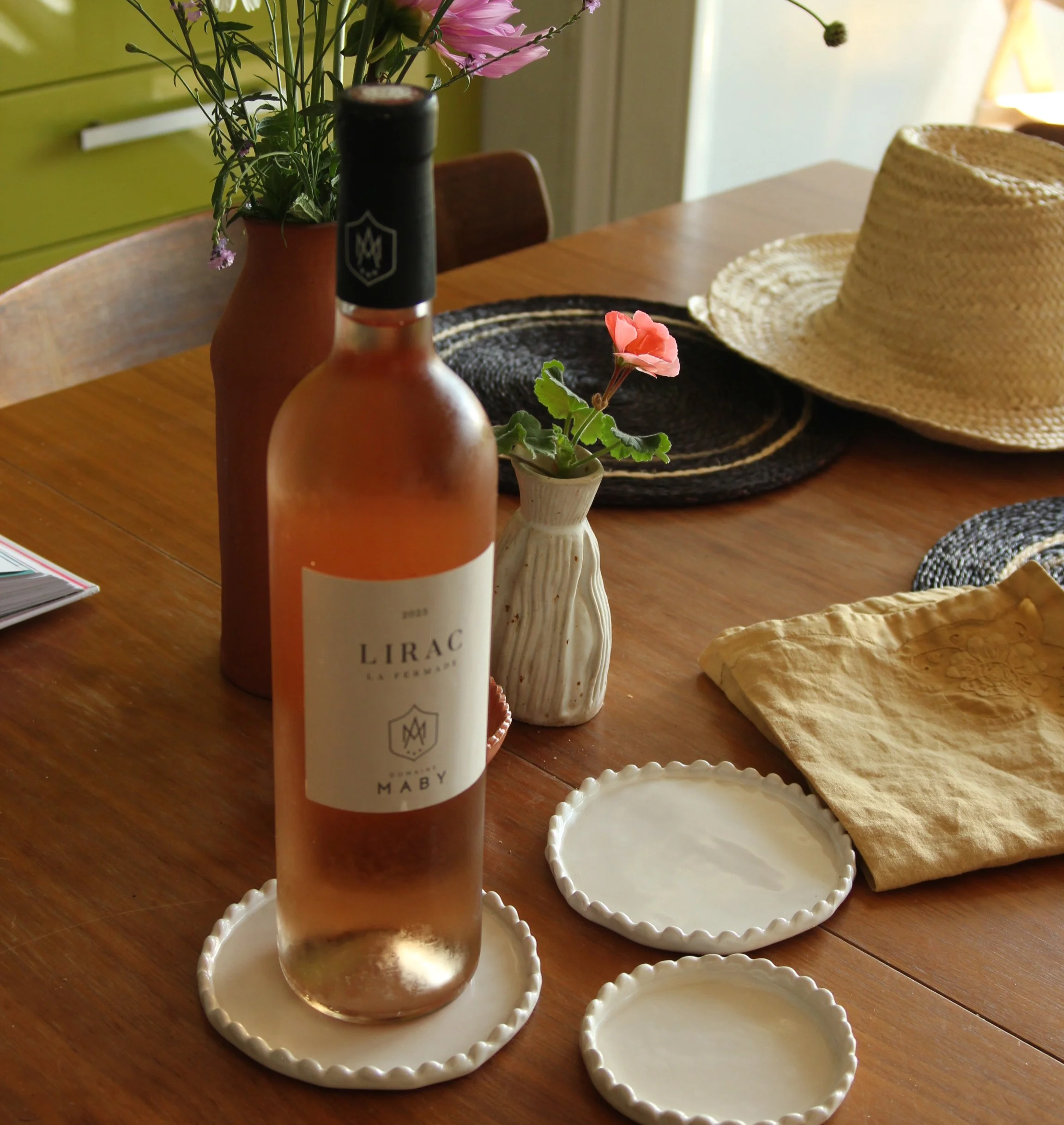 Large Scalloped Edge Coaster