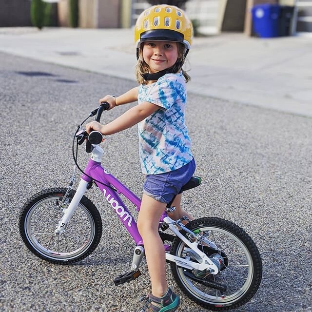 I always expected I'd be running alongside my children, helping them stay balanced when learning to ride a bike. Balance bikes have completely eliminated that step and I couldn't be prouder and happier for my girl. But it also feels a little weird th