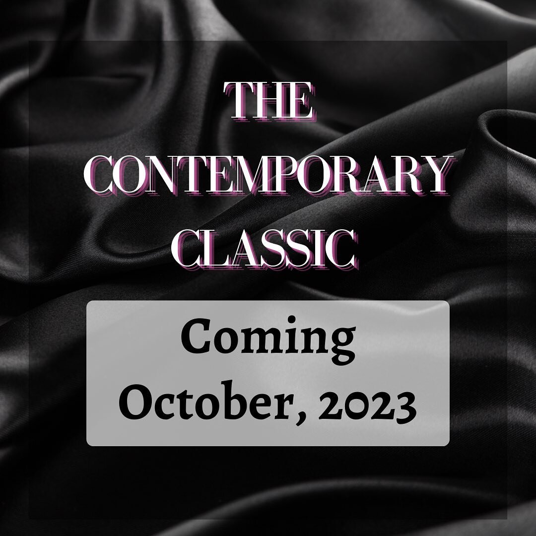 BIG NEWSSSS!!! The Contemporary Classic is COMING! October 8th, 2023 at The Garde Arts Center, New London, CT!!! Stay tuned!!!