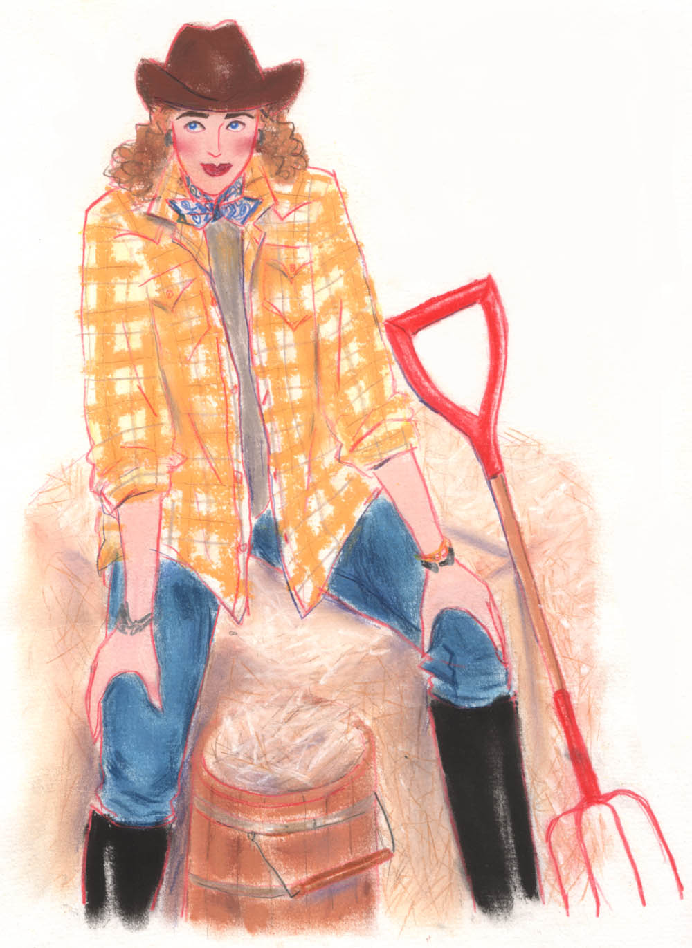 An girl