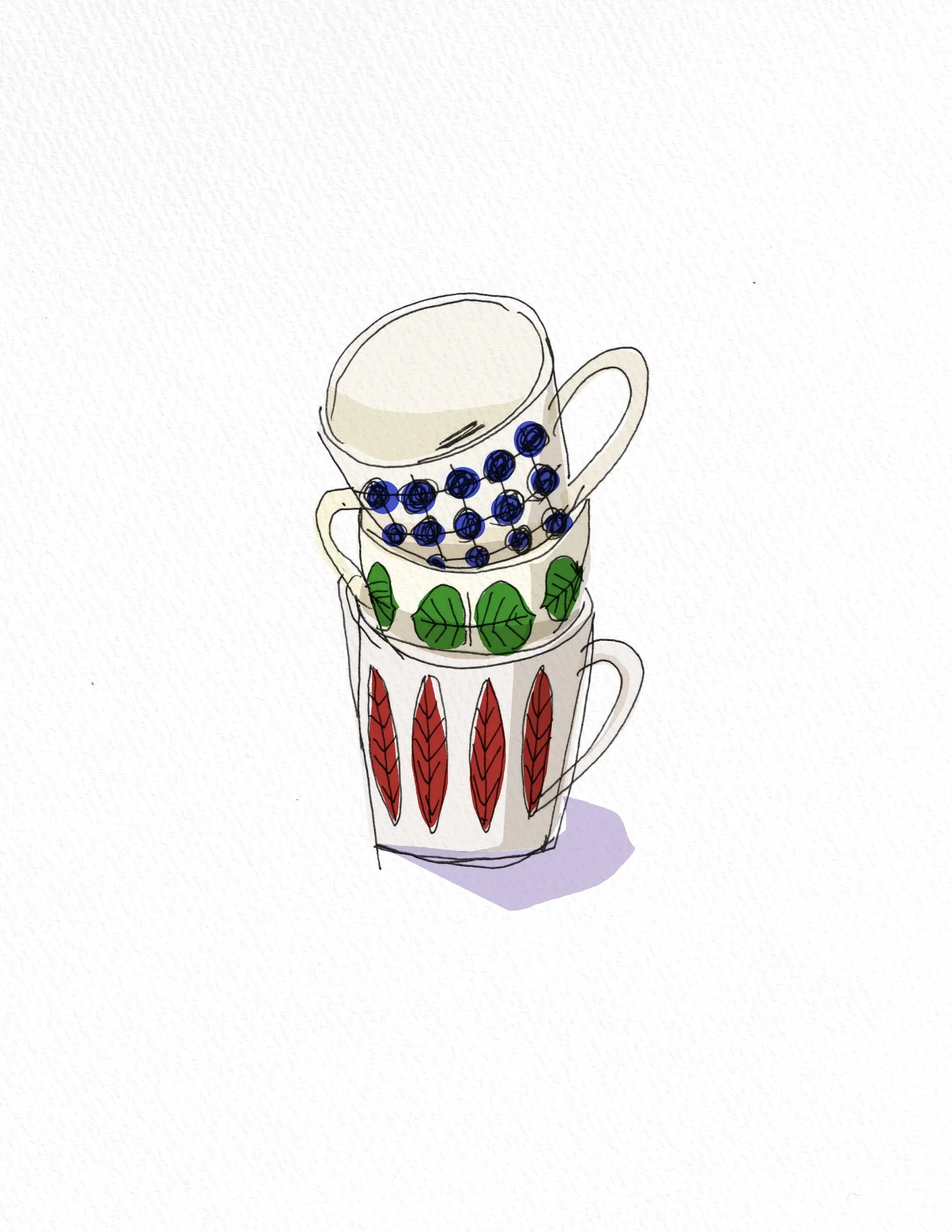 Kaffekoppar コーヒーカップ　