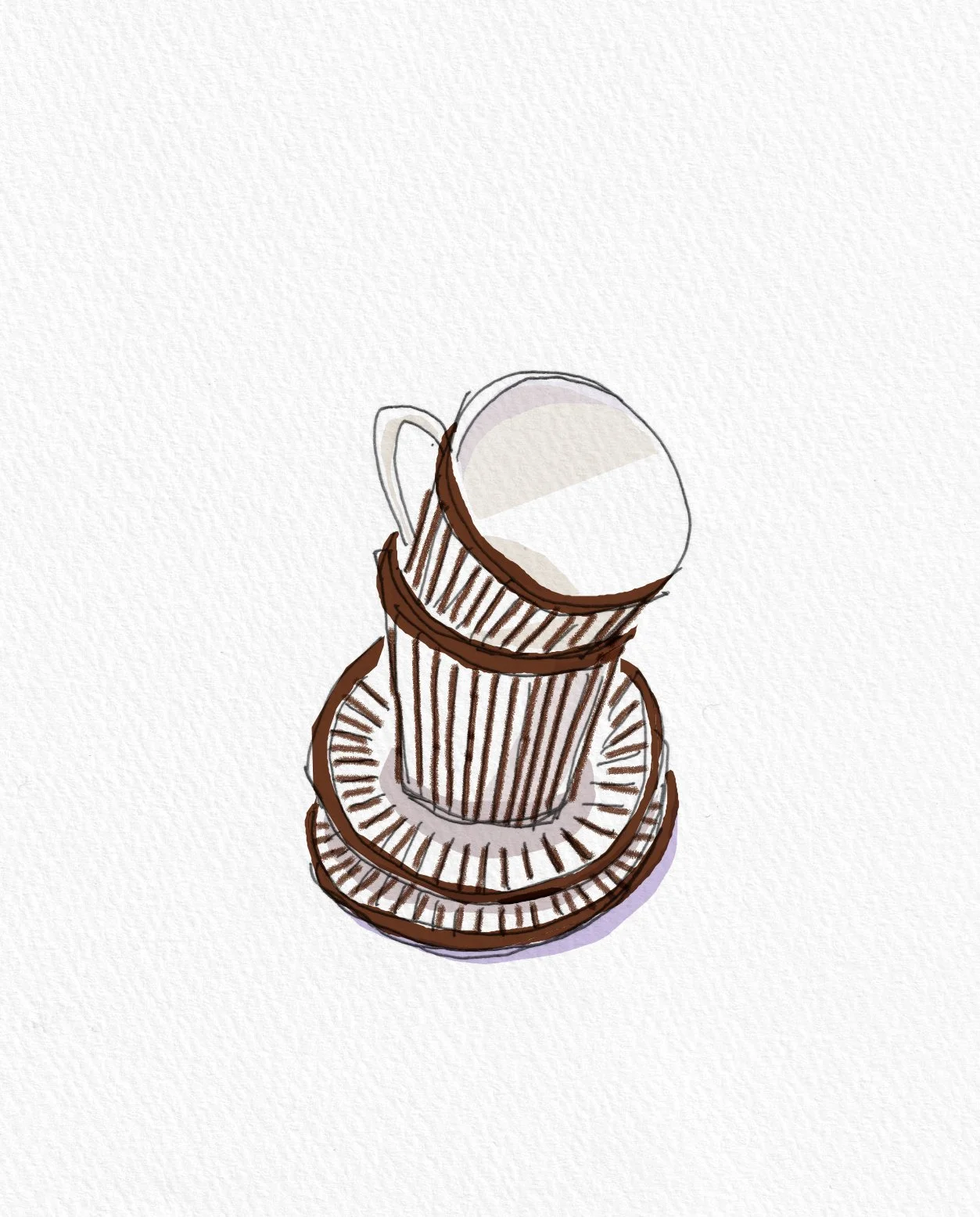 Spisa Ribb kaffe koppar コーヒーカップ スピーサ・リブ