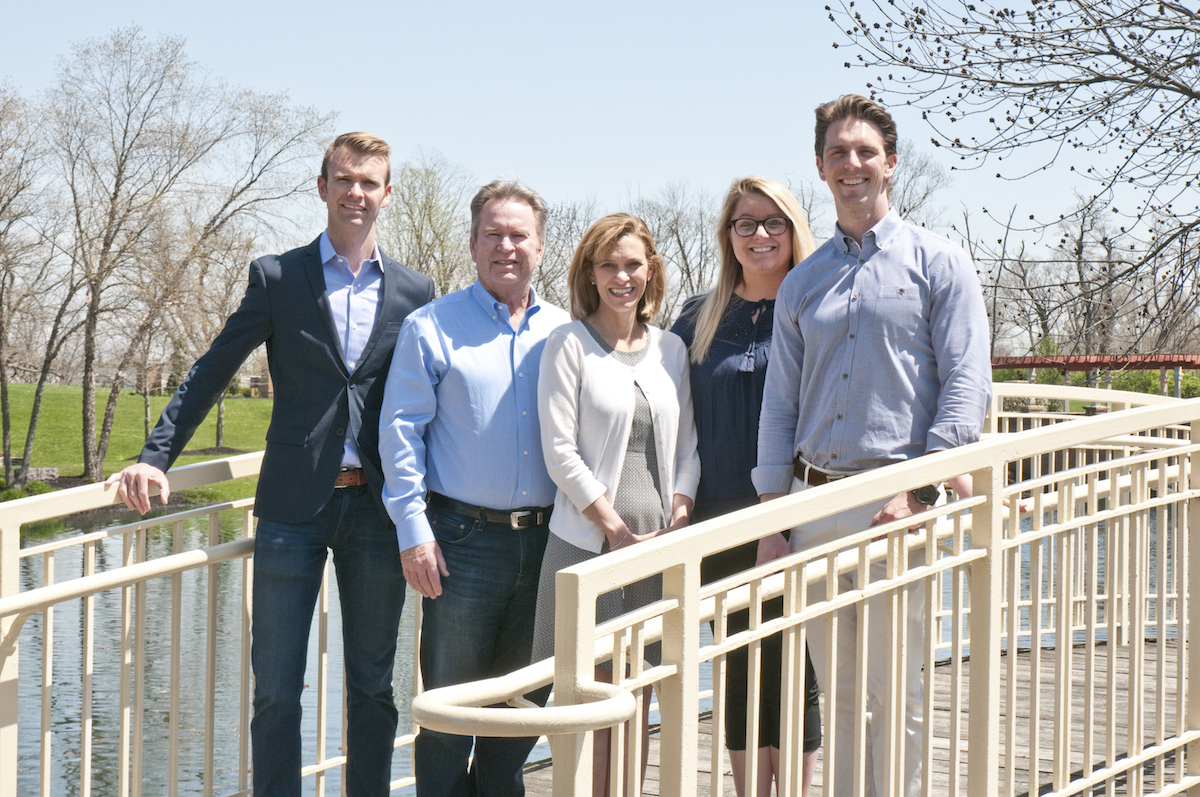The Build Collective team of Coldwell Banker West Shell Team (from left to right): Bob Hines, Bill Hines, Becky Mannix, Emma Hanselman & Mike Hines