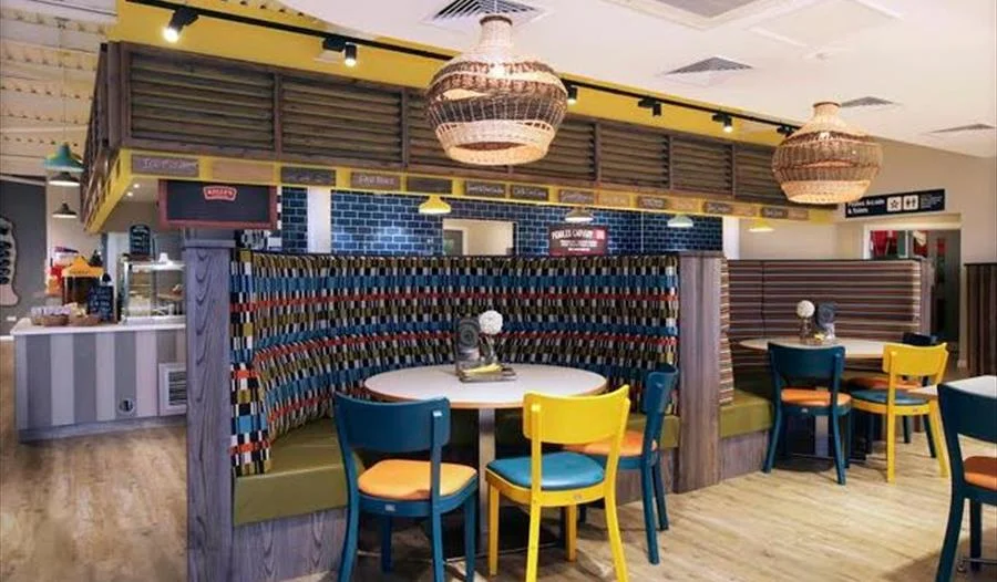 Pebbles restaurant at ladram bay