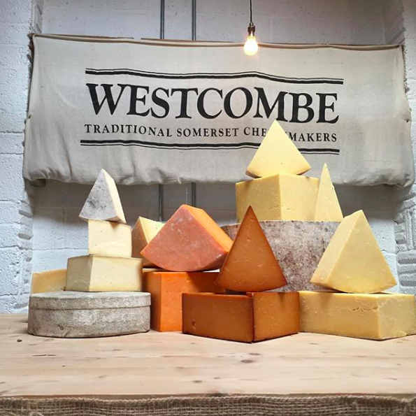 Westcombe Dairy You will have seen Westcombe cheese on a few special dining menu’s around the country and we are lucky enough to have their Dairy farm and shop on our doorstep. With Wild Beer sharing the plot of land they inhabit, you can sign up for cheese & beer tastings as well as pick up a bottle of Somerset Cider brandy, perfect with a slab of cheddar.