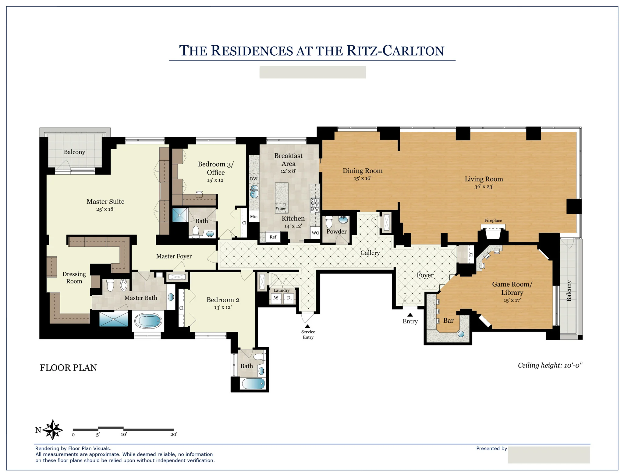 • Location: Washington, DC • Property Type: Apartment/Condo • Size: 3,890 sq ft • Order: Color floor plan