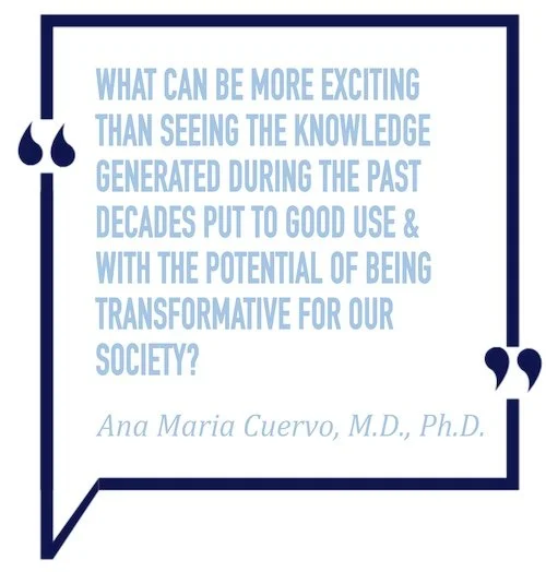 Ana Marie Cuervo quote about research helping society