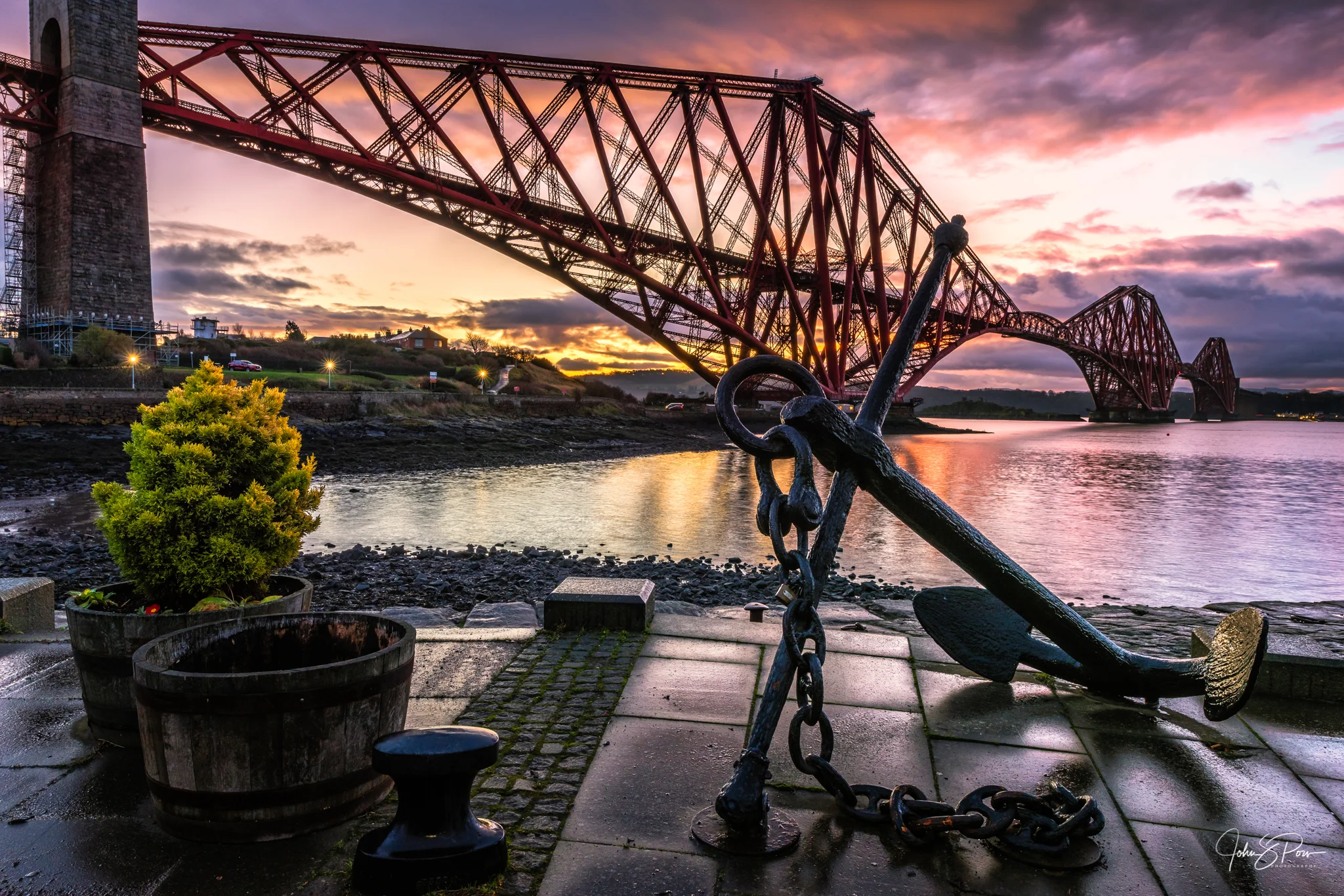 The Anchor at North Queensferry Harbour.