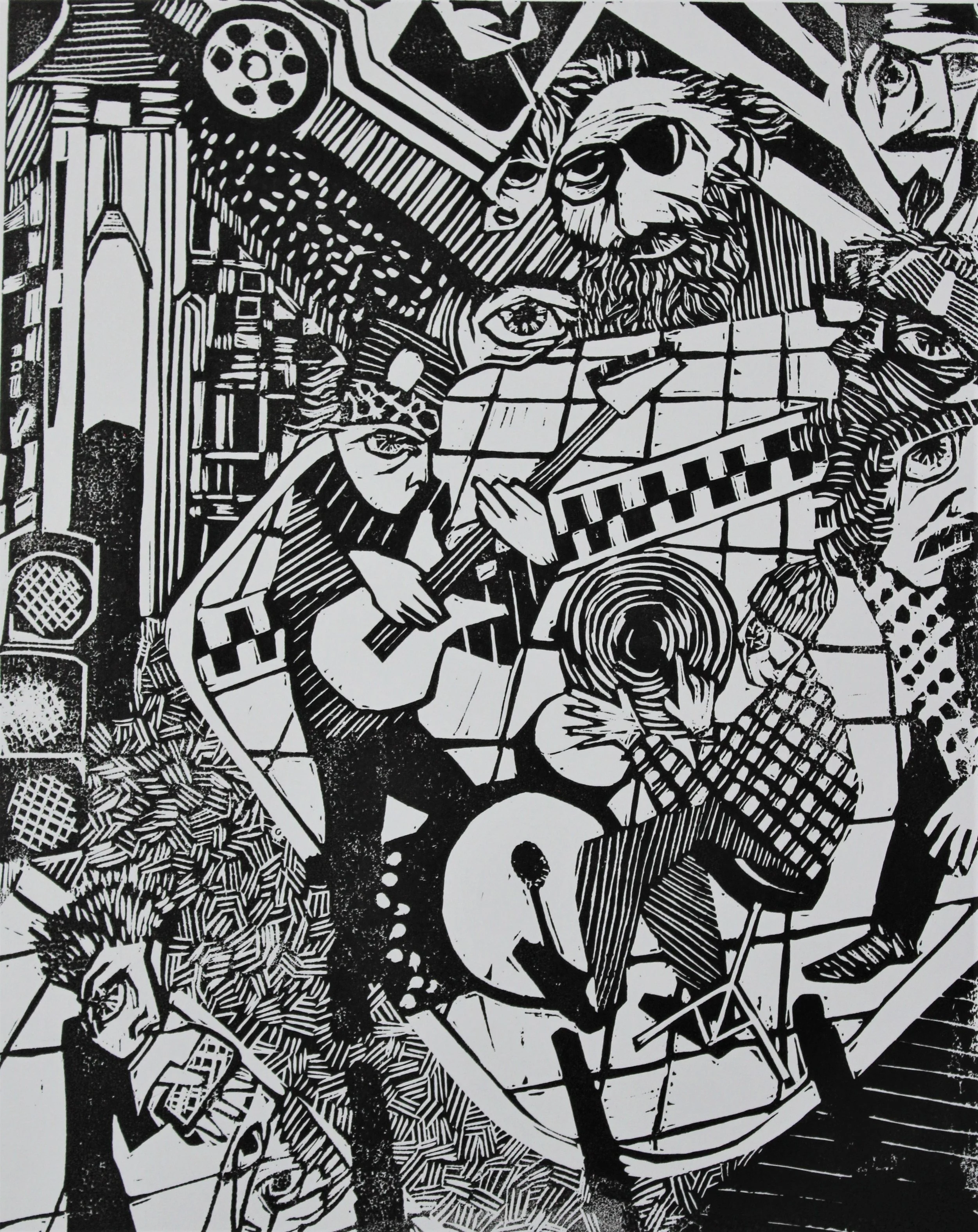 Bassist and Drummer at North Ave.JPG