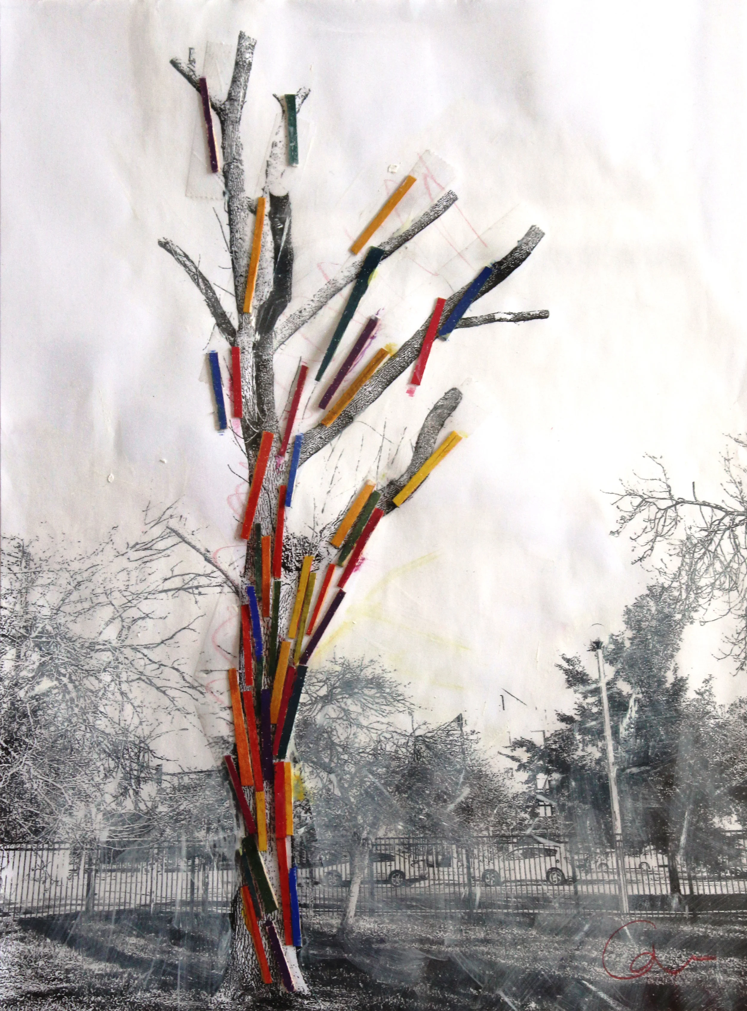 Shards of the Rainbow (collage study)