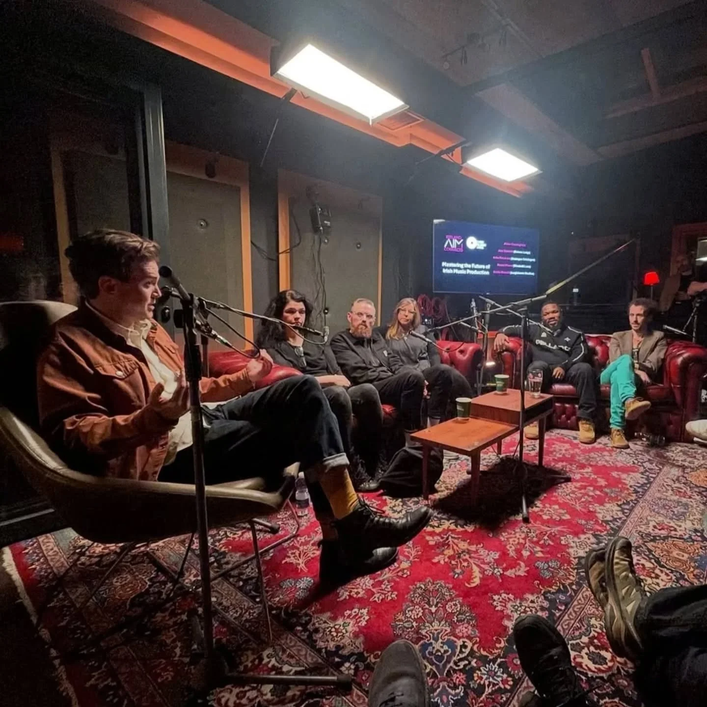 Enjoyed chatting on this panel for @aim.ireland on Thursday evening in @camdenrecordingstudios, there were loads of great questions and topics covered, and it was encouraging to discuss the future potential in the music industry in Ireland! Lots of p