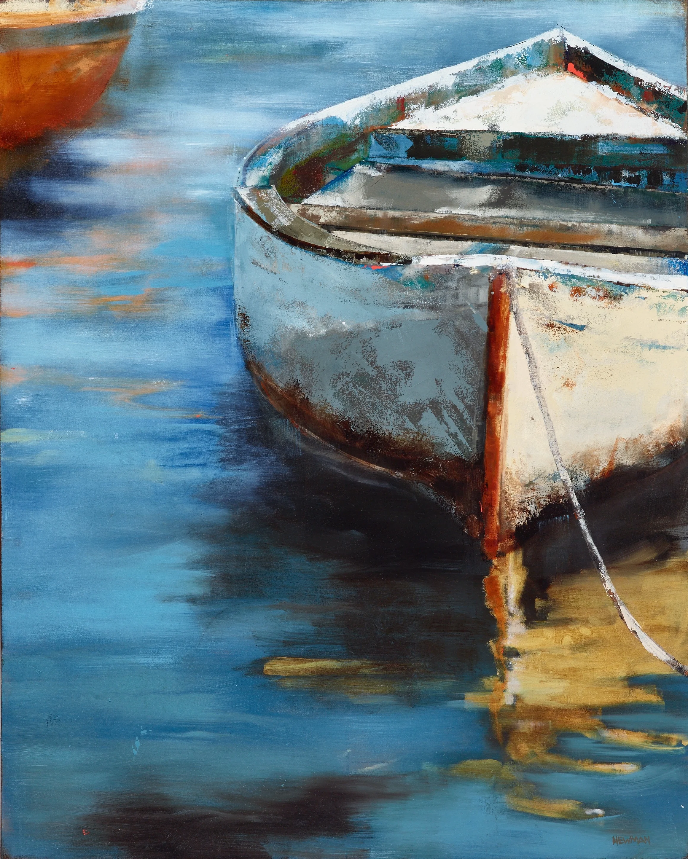 Let The Tide Be Your Anchor 60|48 oil on canvas SOLD