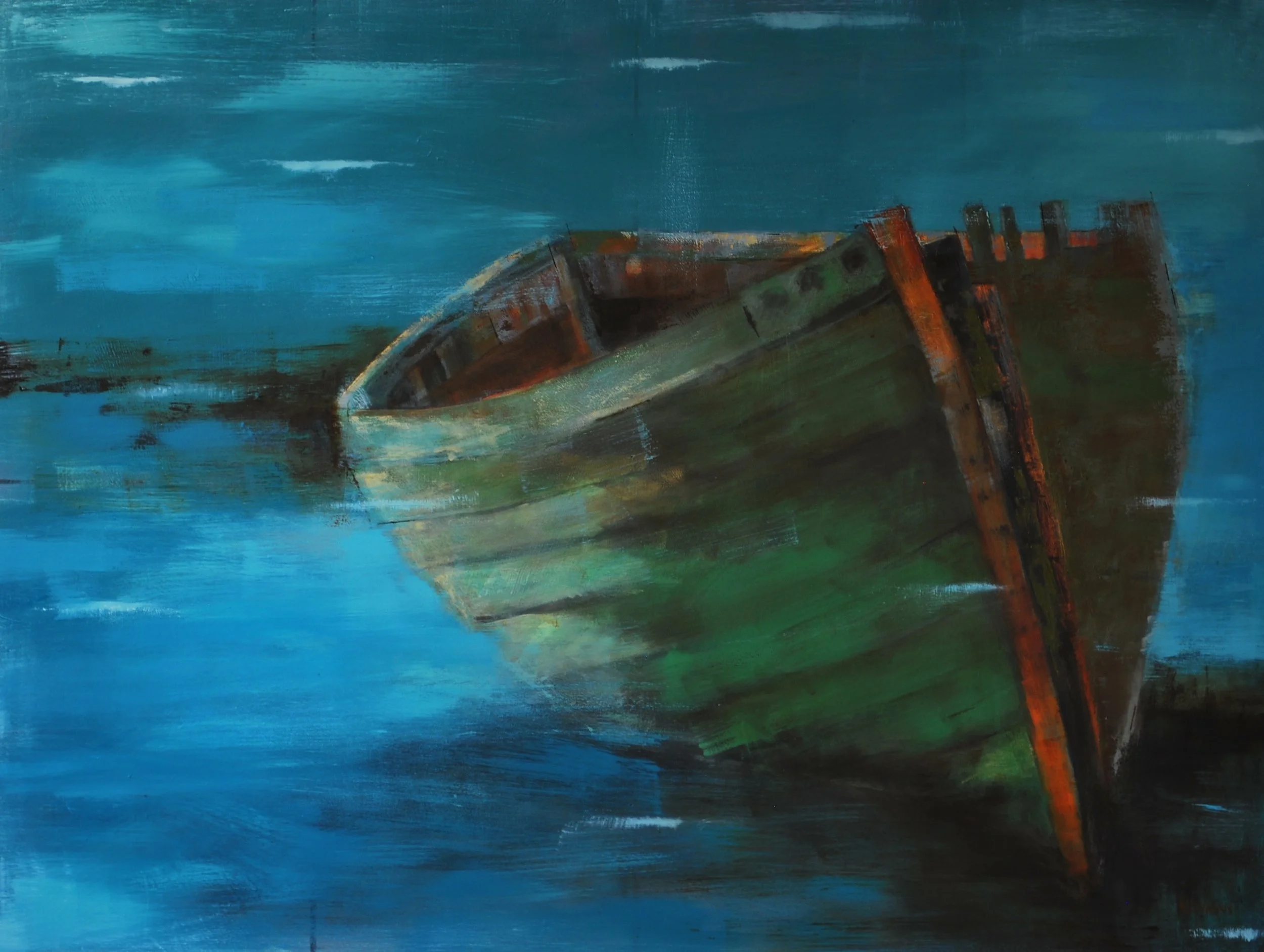 Strong Build 36|48 oil on panel SOLD