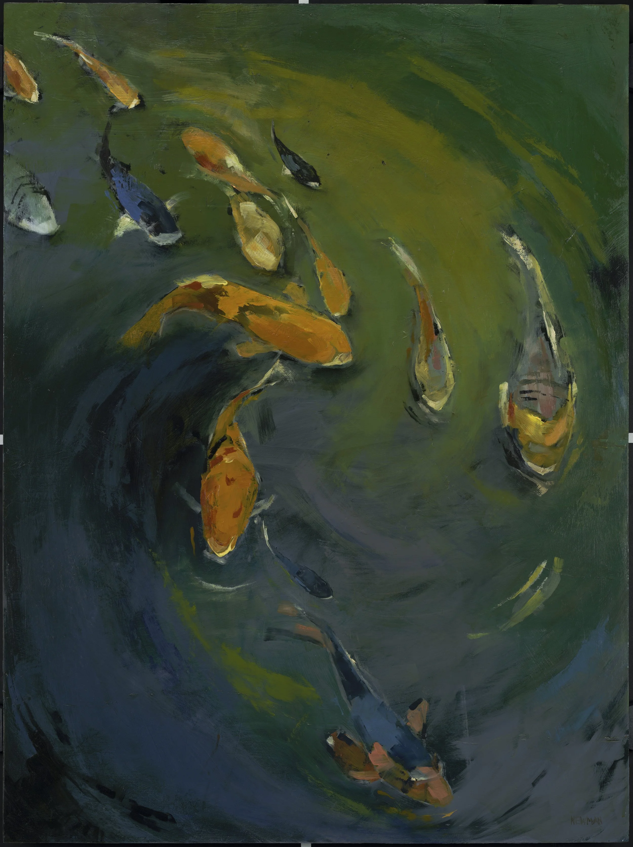 In The Swirl 48|36 oil on panel SOLD
