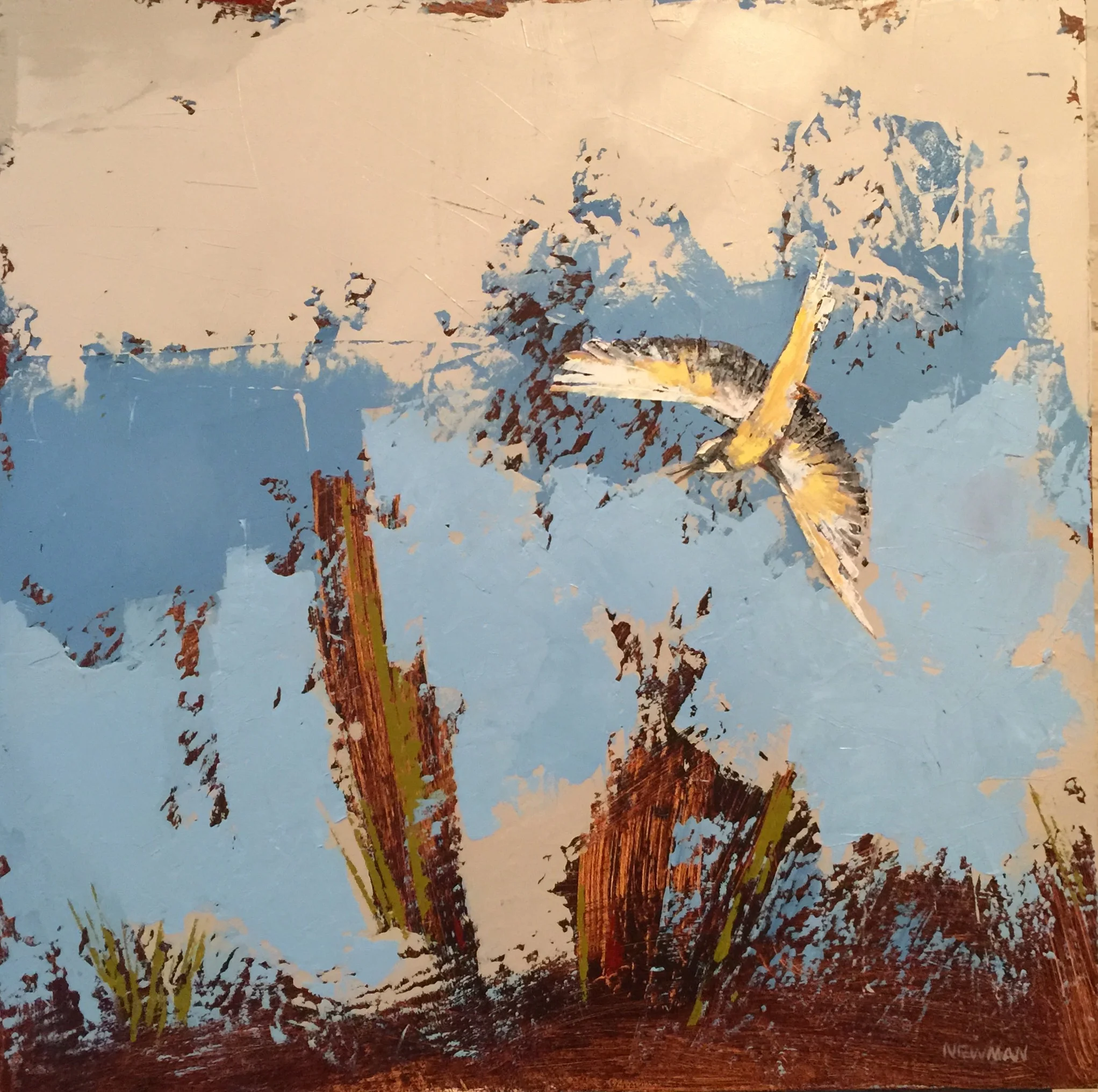 Swoop Day 12|12 oil on panel SOLD