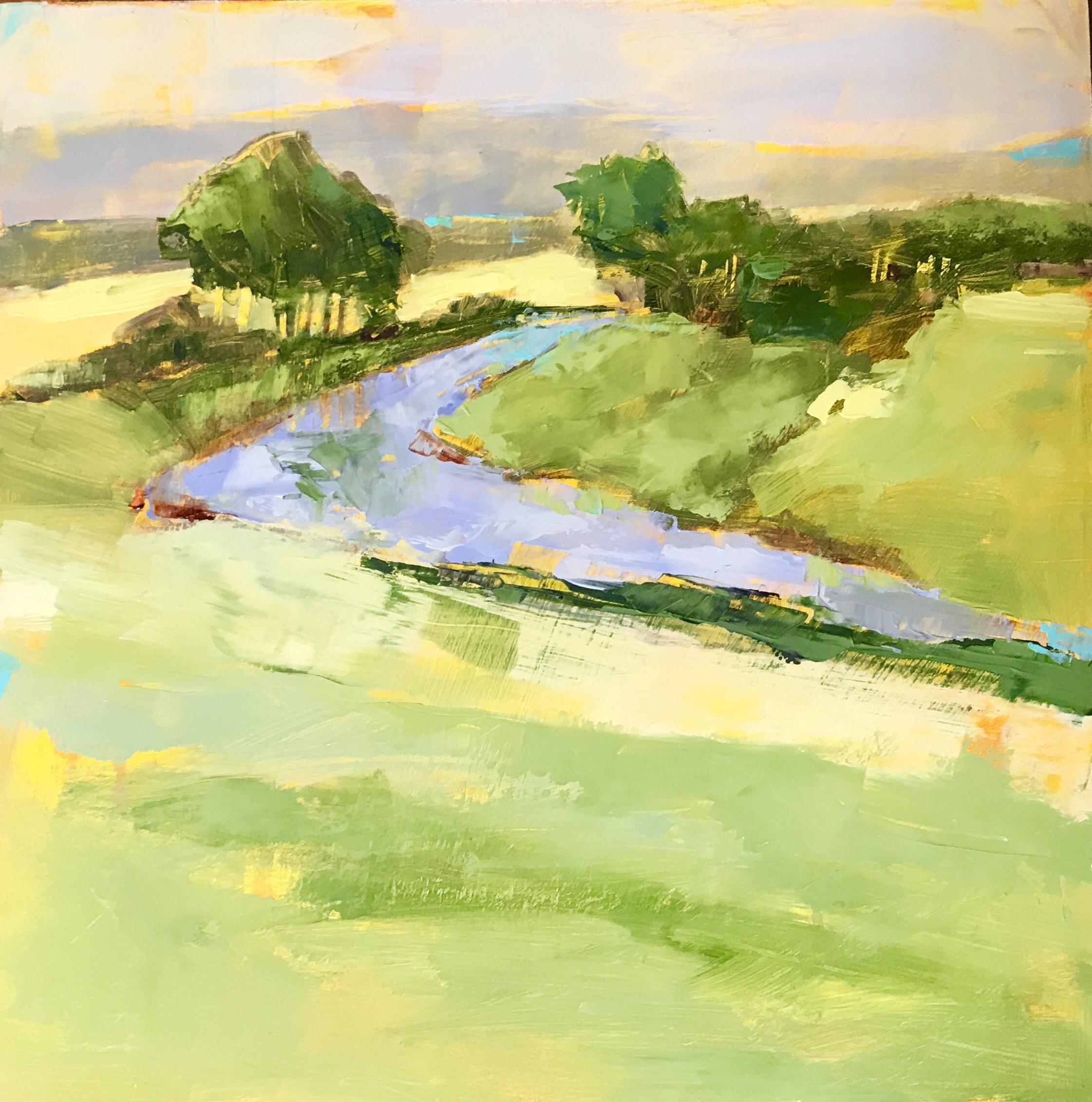 Spring Greens 12|12 oil on panel SOLD