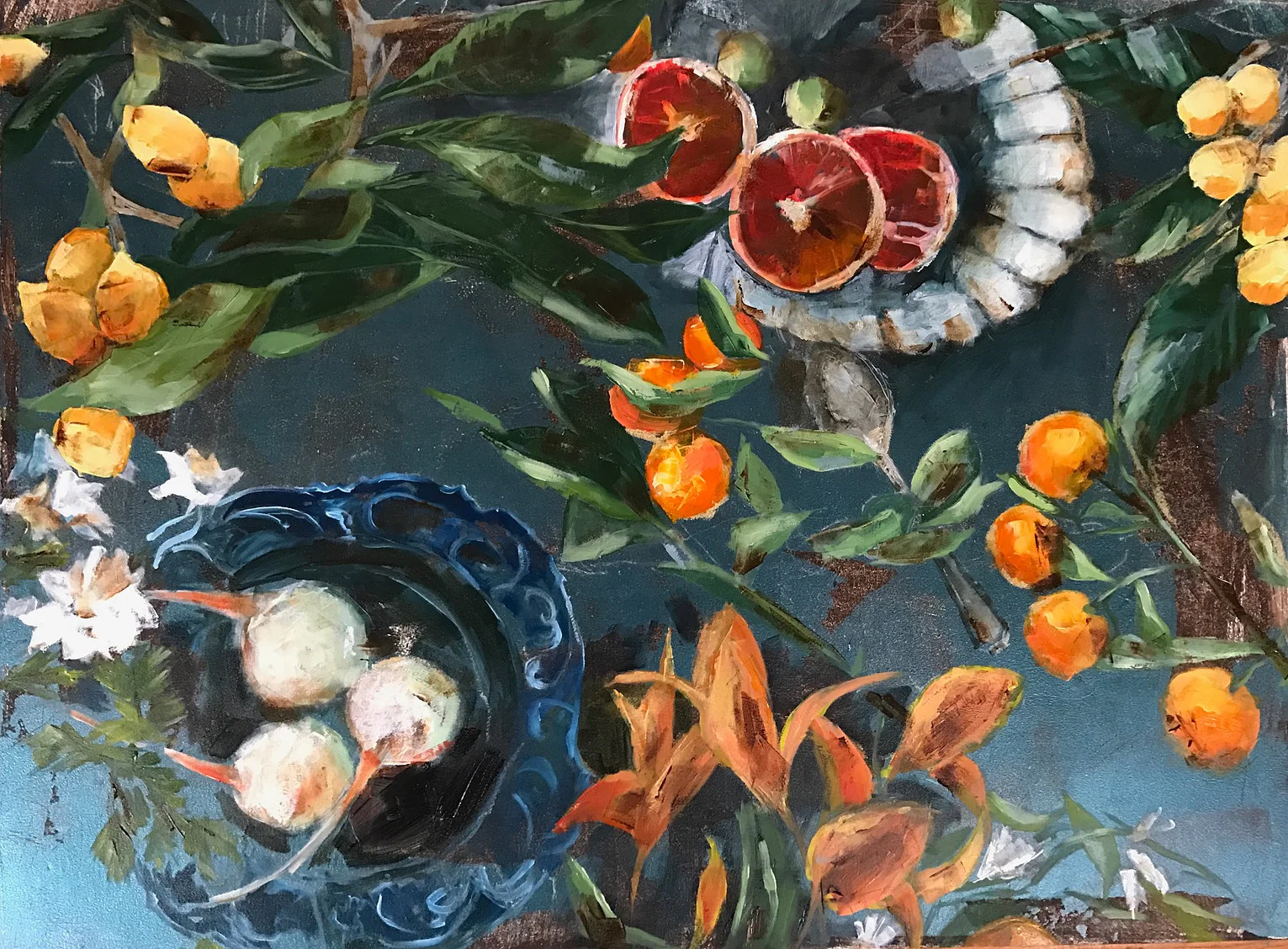 The Table Calls 18|24 oil on panel
