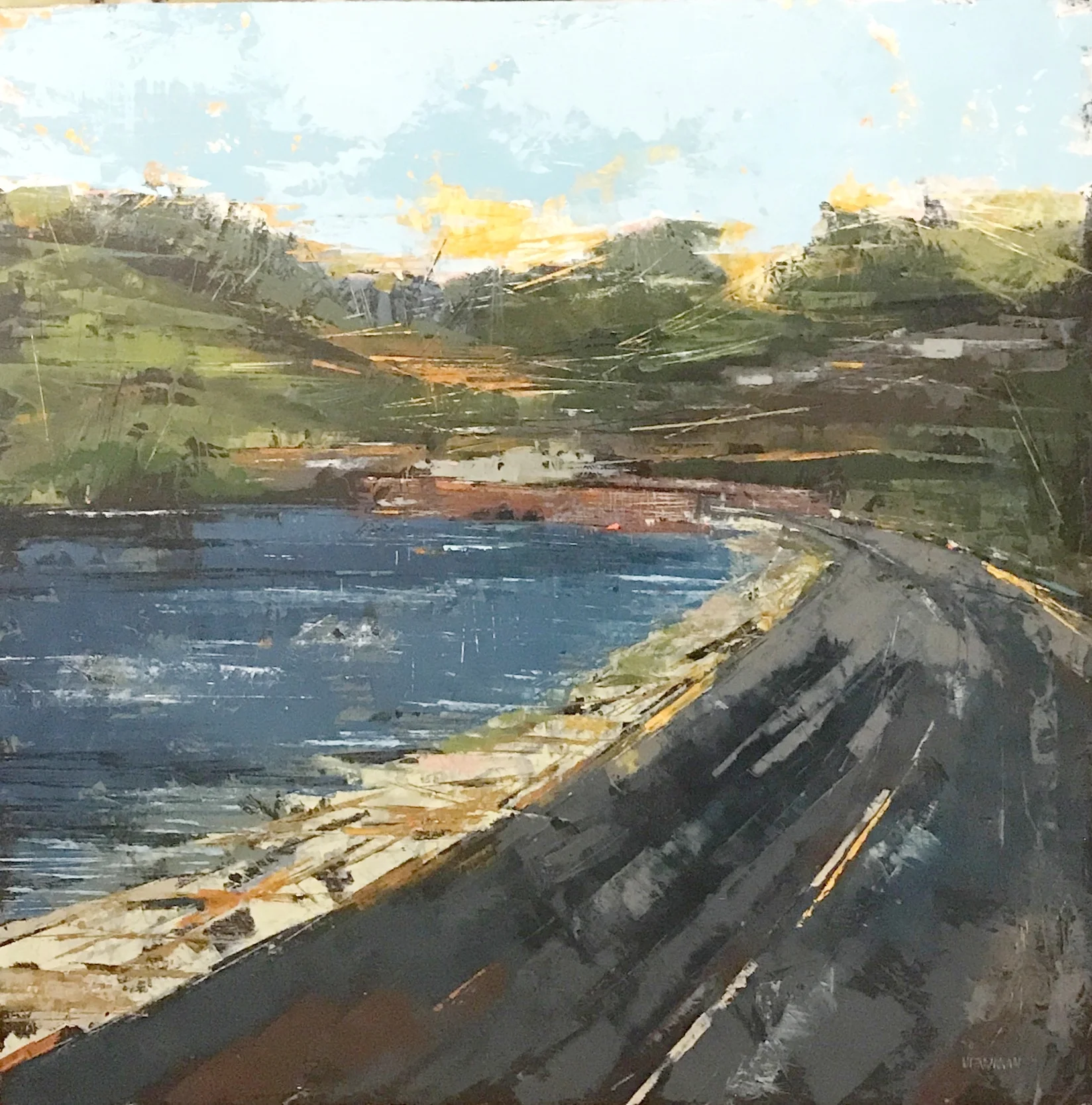 Getting There 40|40 oil on panel