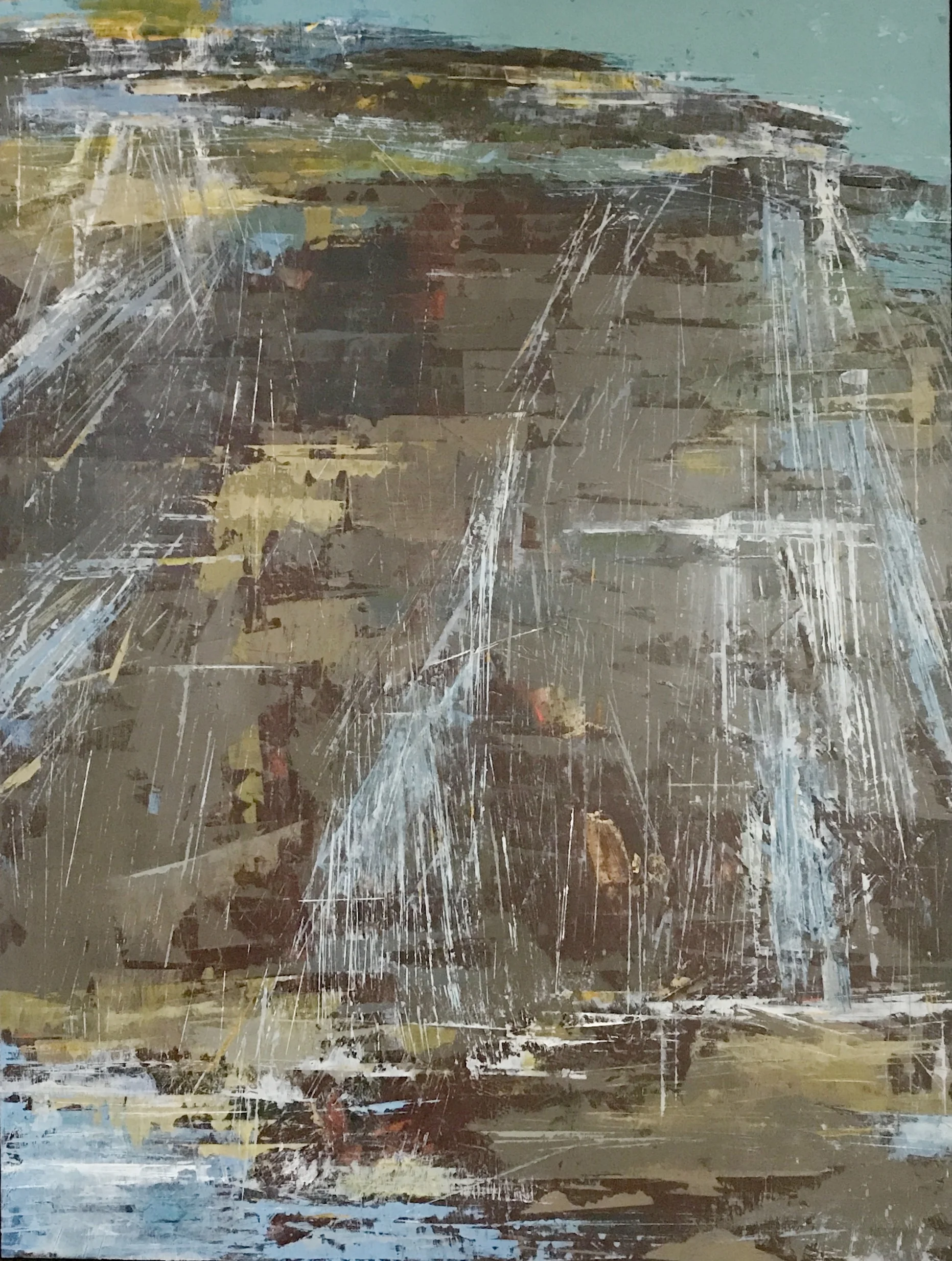 Washed Away 48|36 oil on panel SOLD