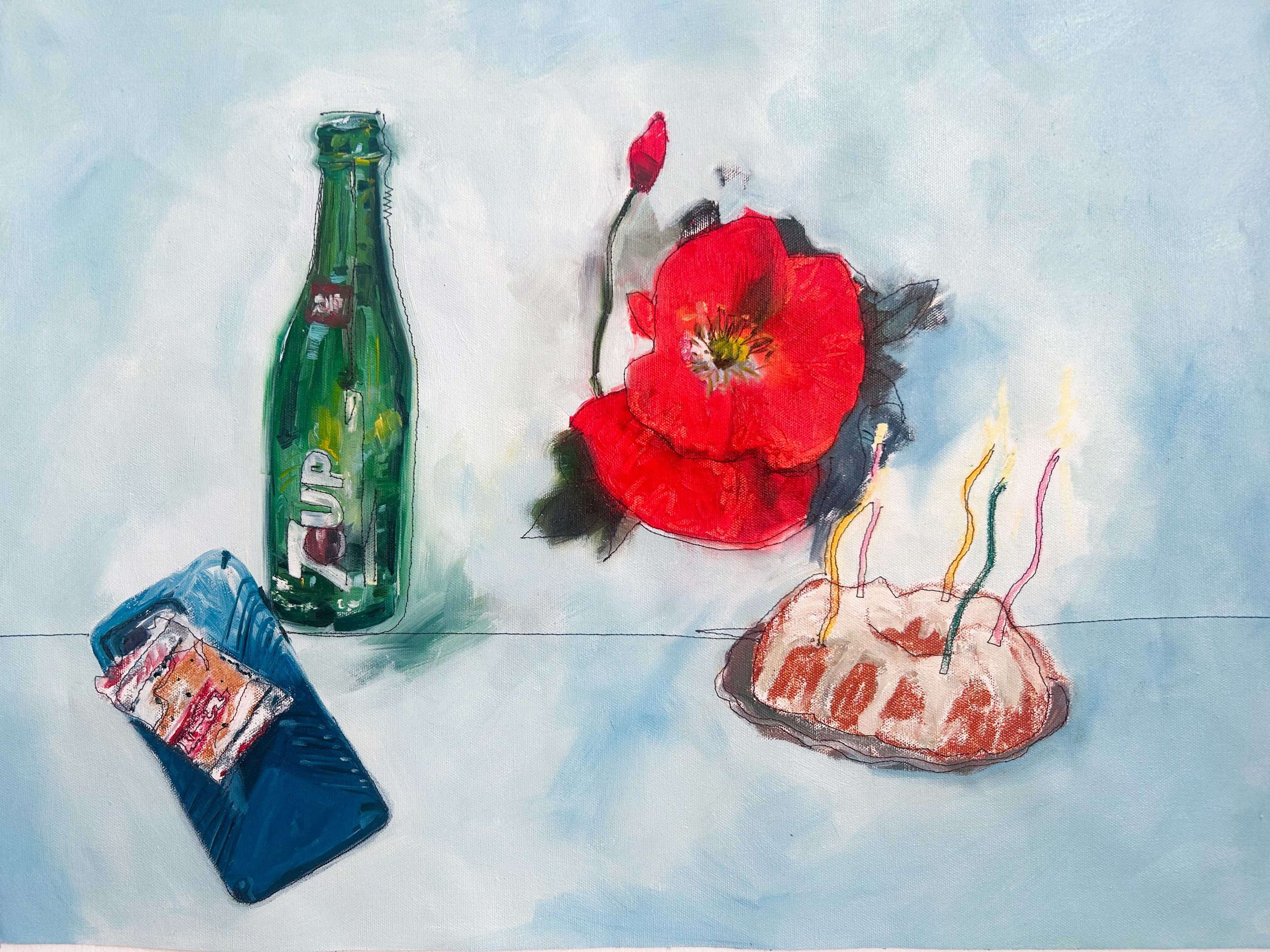 BirthdayBundtCake_18x24_OilSoftPastelAndStitchingOnUnstretchedCanvas_2025WEB.jpg