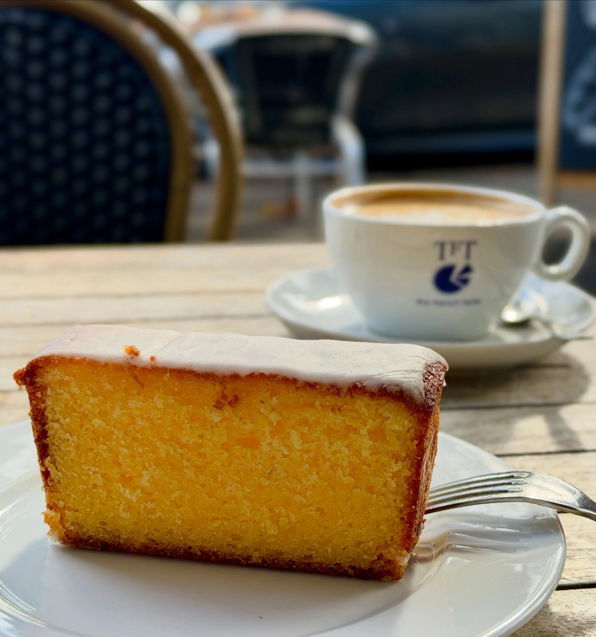 What a beautiful autumn day! 
Why not come and join us this afternoon. 
&bull;
Lemon Drizzle Cake 
&bull;
&bull;
&bull;
#cafeinsurbiton #kingstonuponthamescafe #cafeinsurrey #cafelovers #surreylife