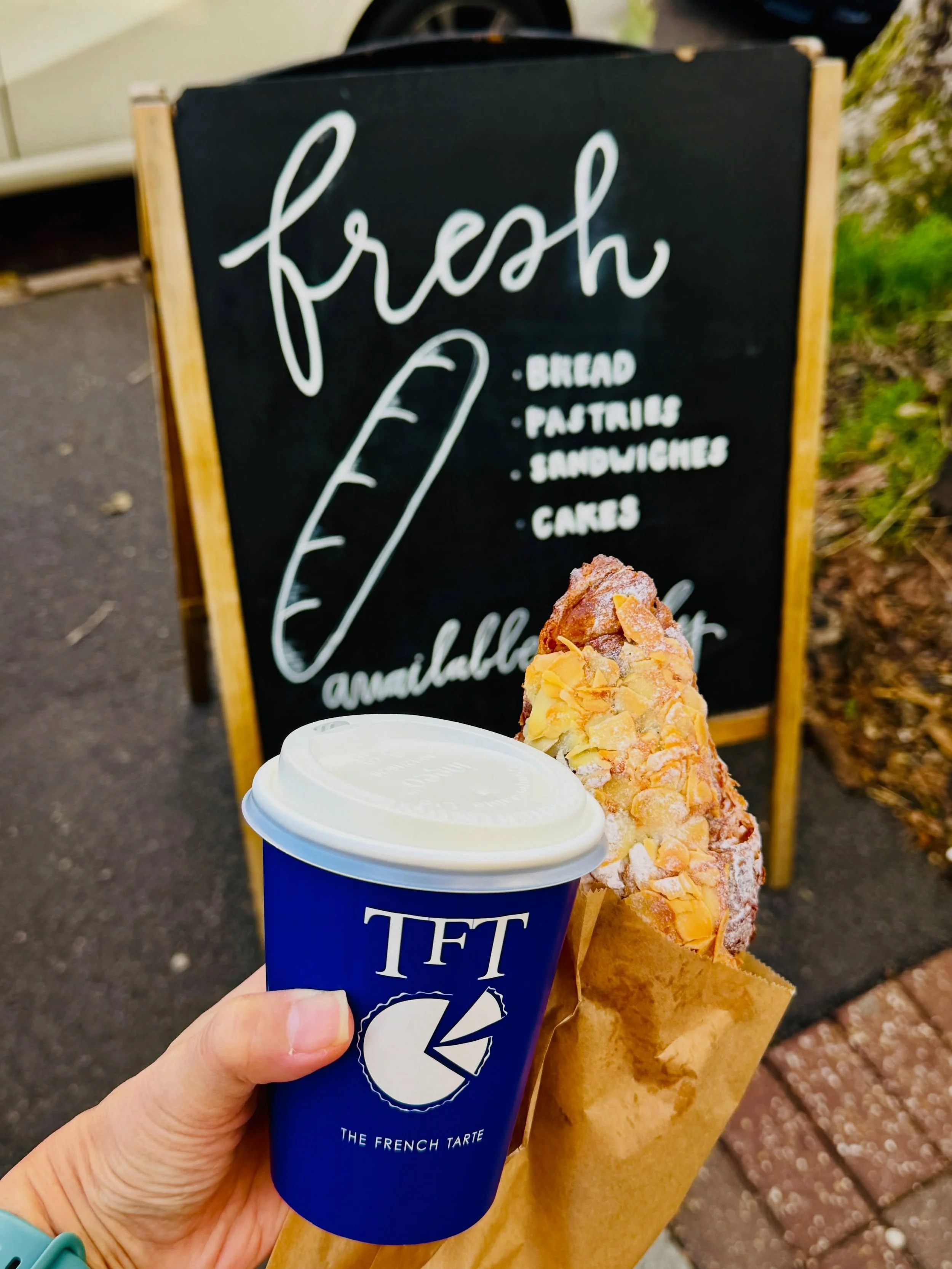 Almond Croissant and a coffee TO GO&hellip; PLEASE