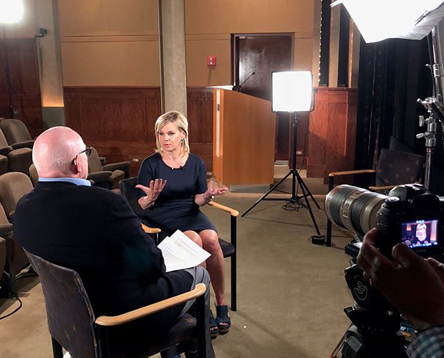 Yesterday at @hbo interviewing the inspiring @therealgretchencarlson! Discussed #MeToo, #MissAmerica, and what it means to #befierce.⠀
---⠀
#hbo #gretchencarlson #newyork #production #interview #timesup #film #television