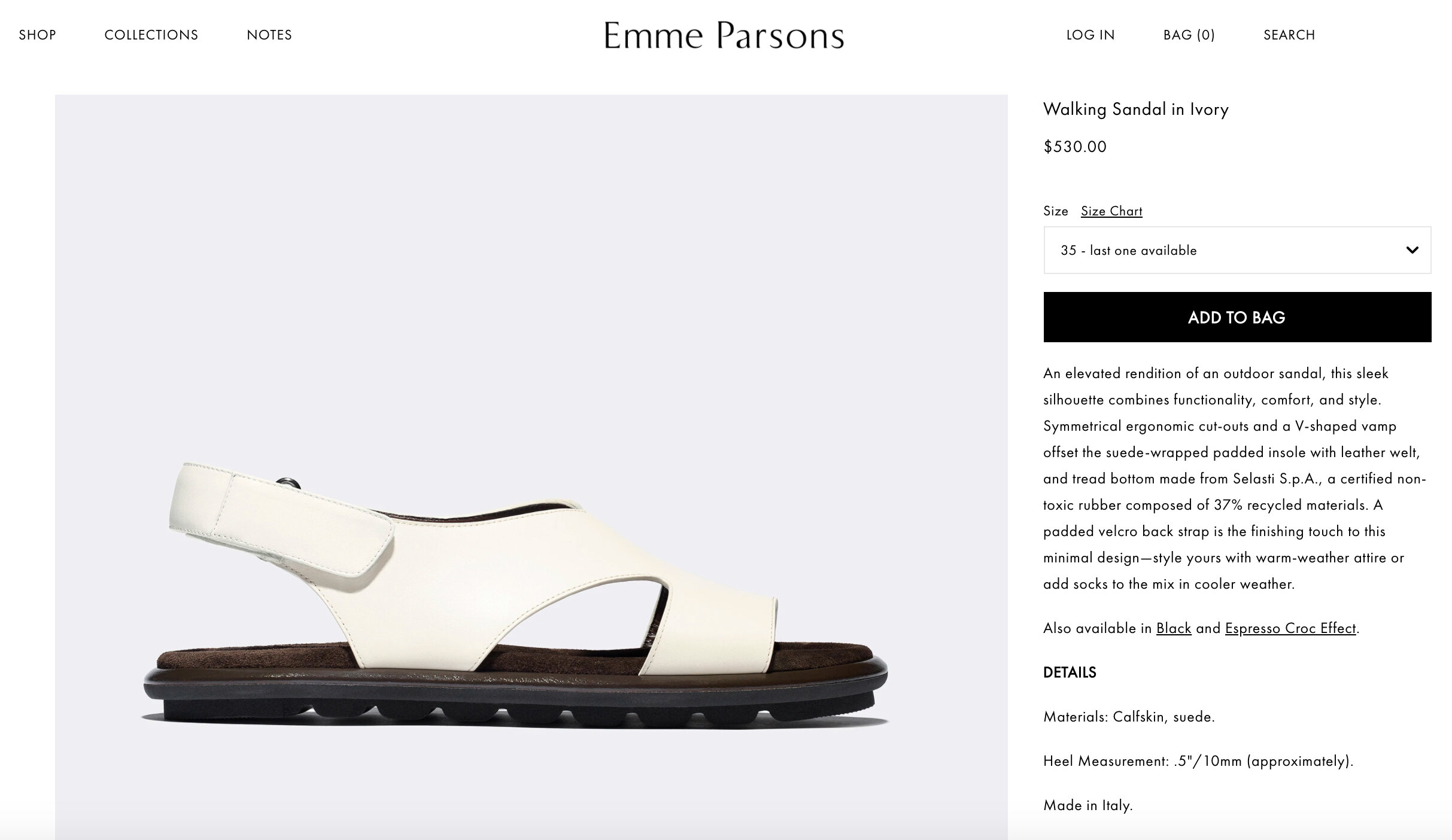 Emme Parsons Walking Sandal
