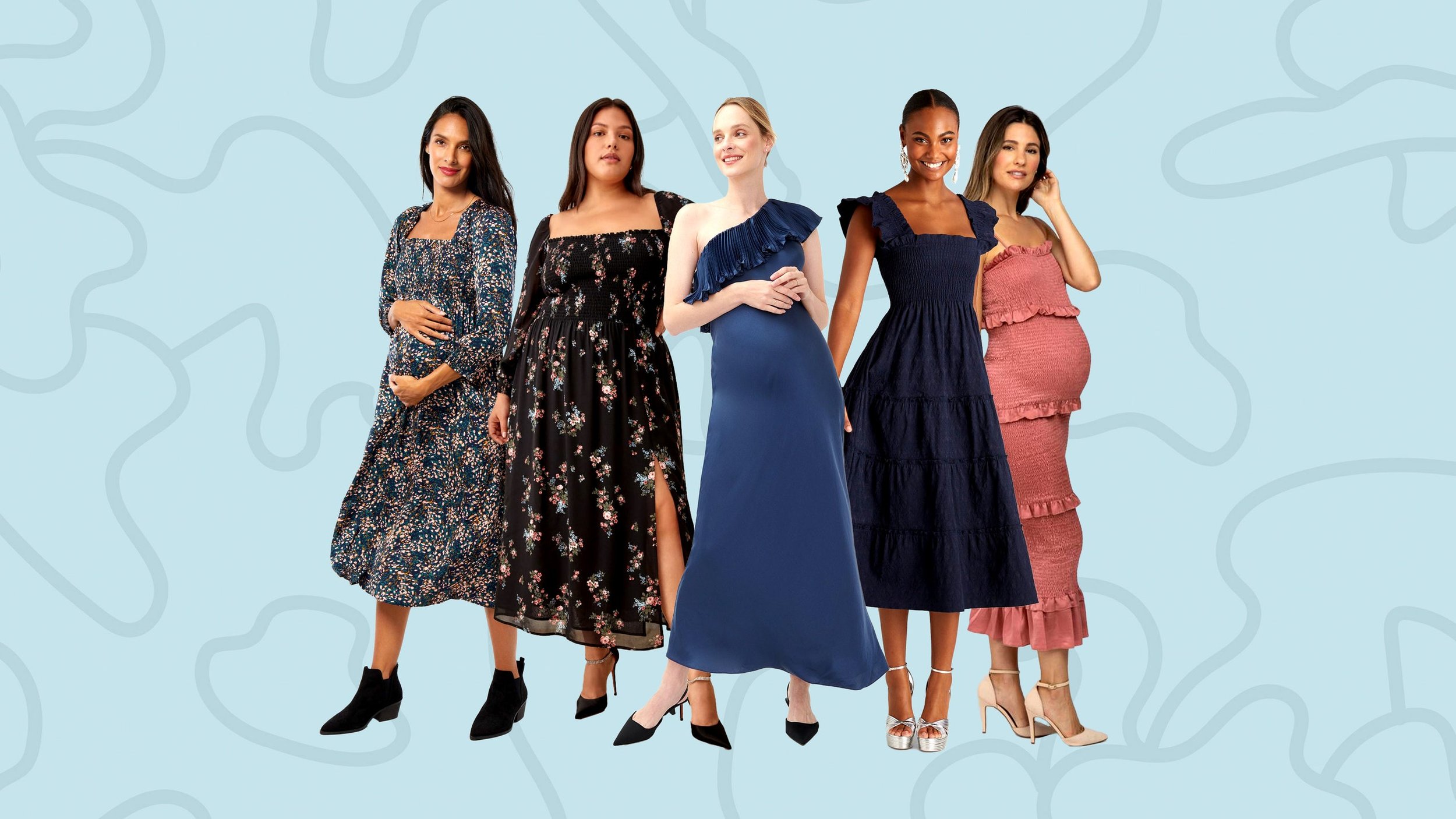 Glamour Maternity Party Dresses