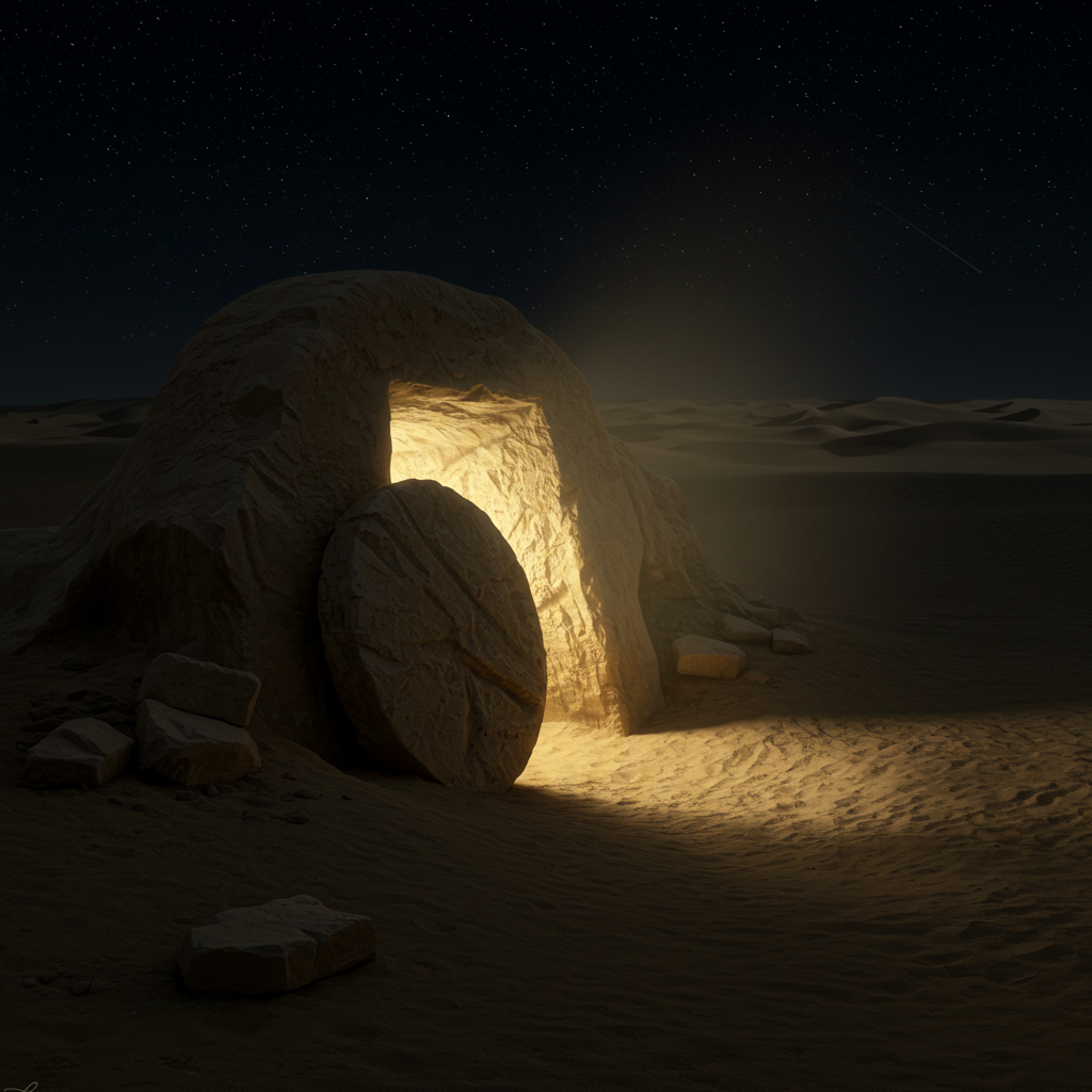 open tomb at night.png