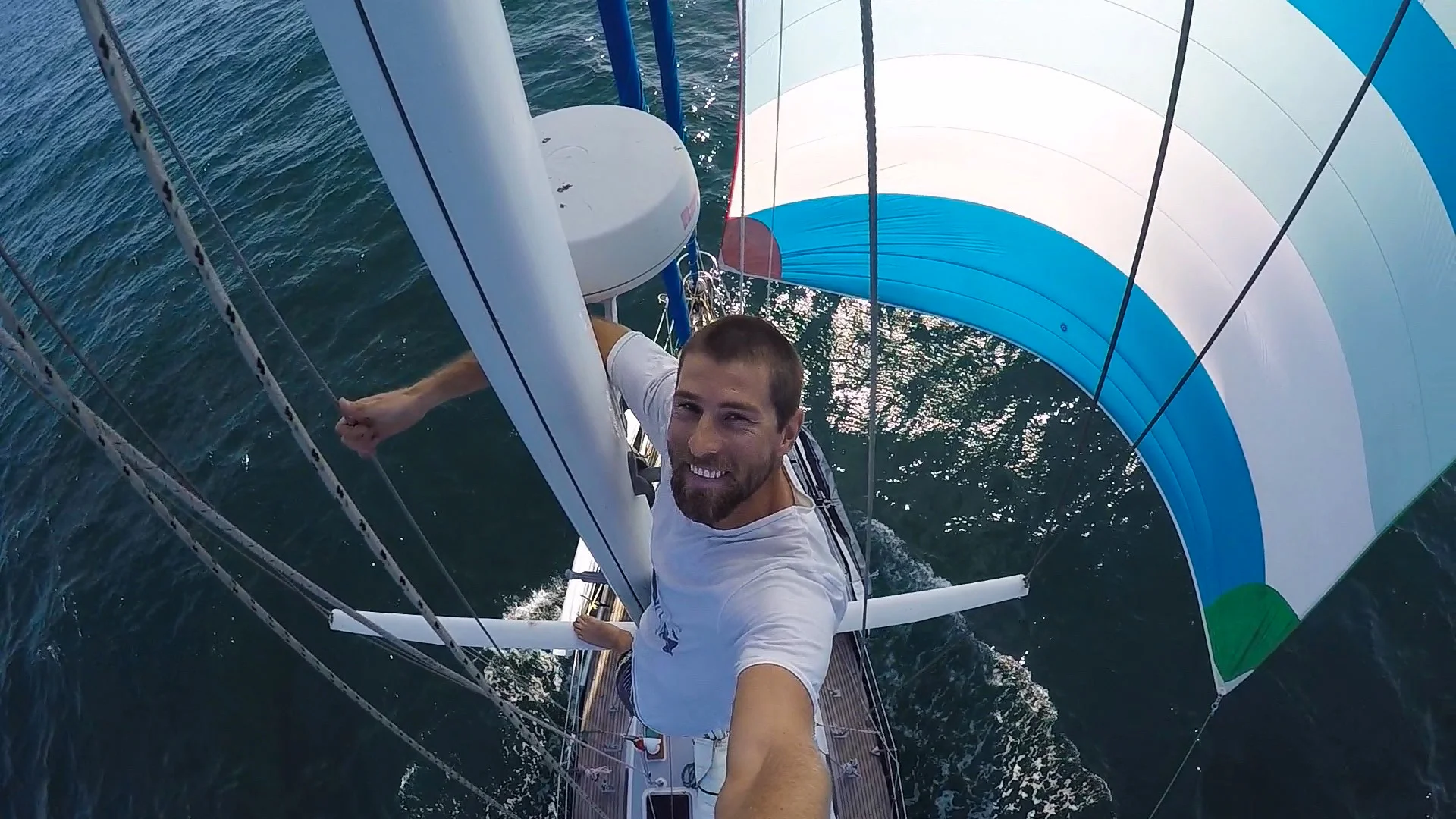 Spinnaker Sailing and Running Aground