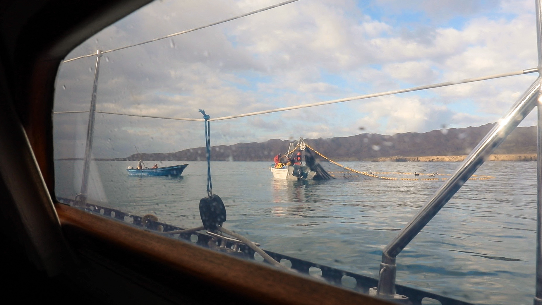 Woke up each morning to the local fishermen fishing near our boat.