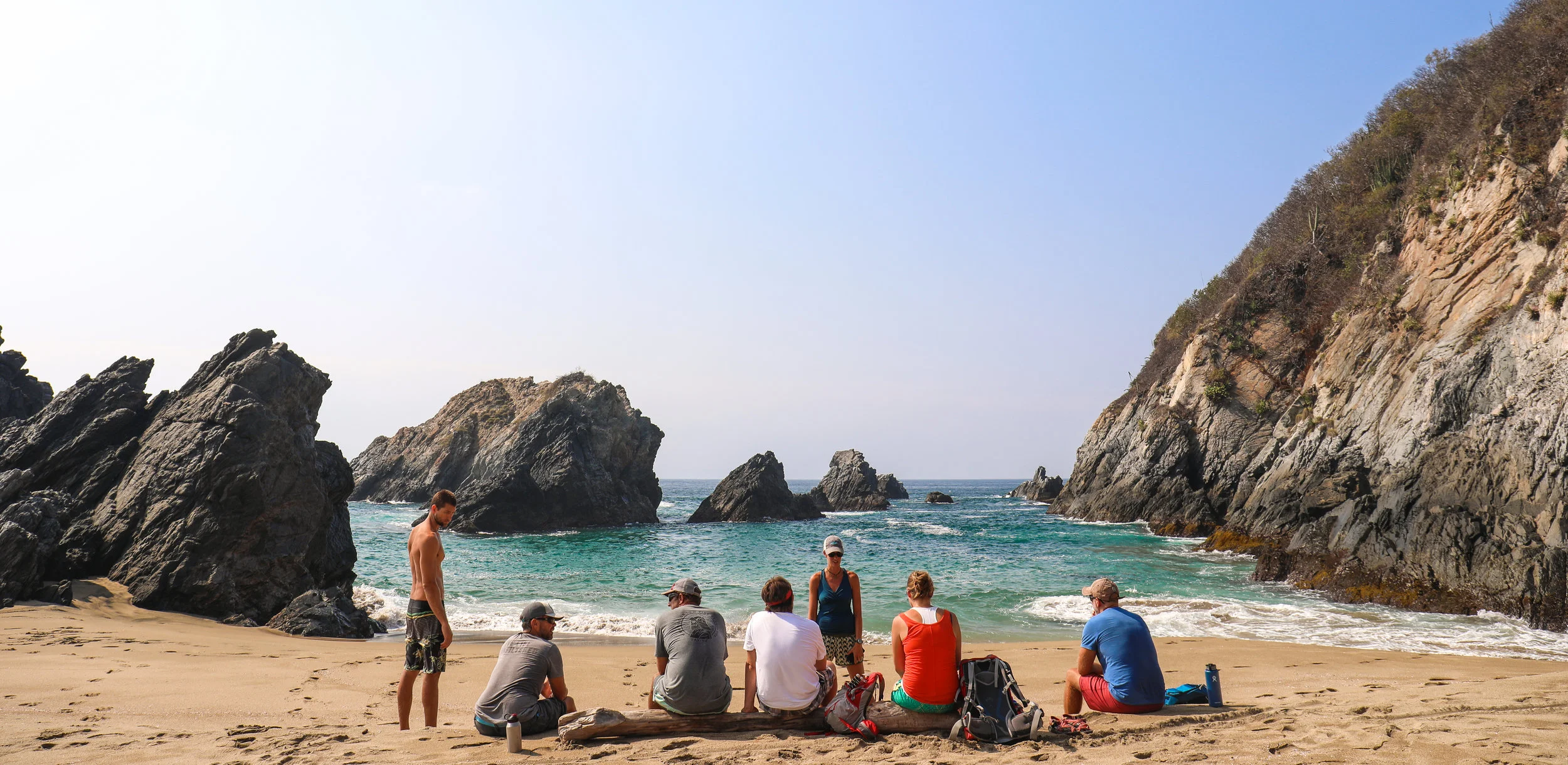 Group hike to Secret Beach.