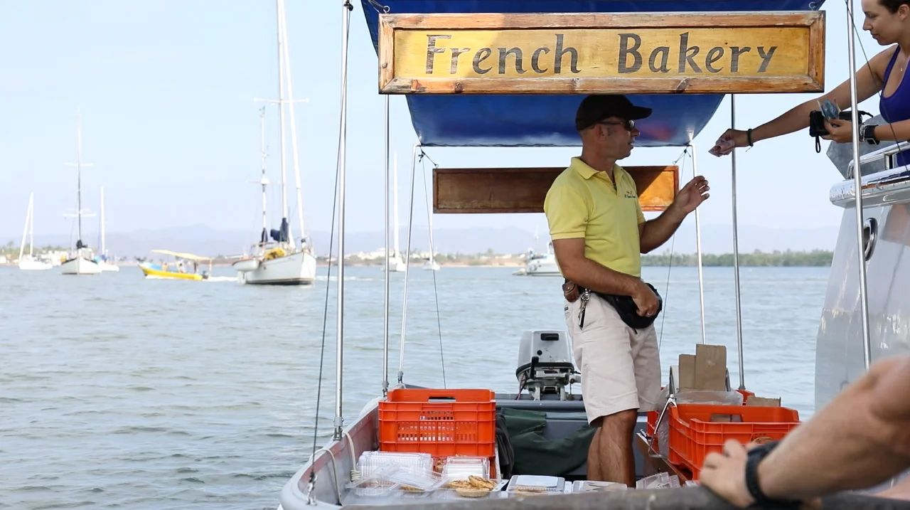 This man is dangerous. No one is safe. No one can say no to his chocolate croissants and quiches!