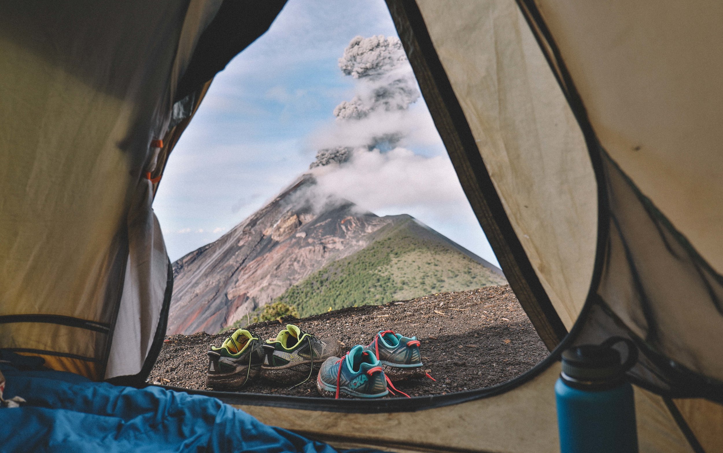 Our tent view!