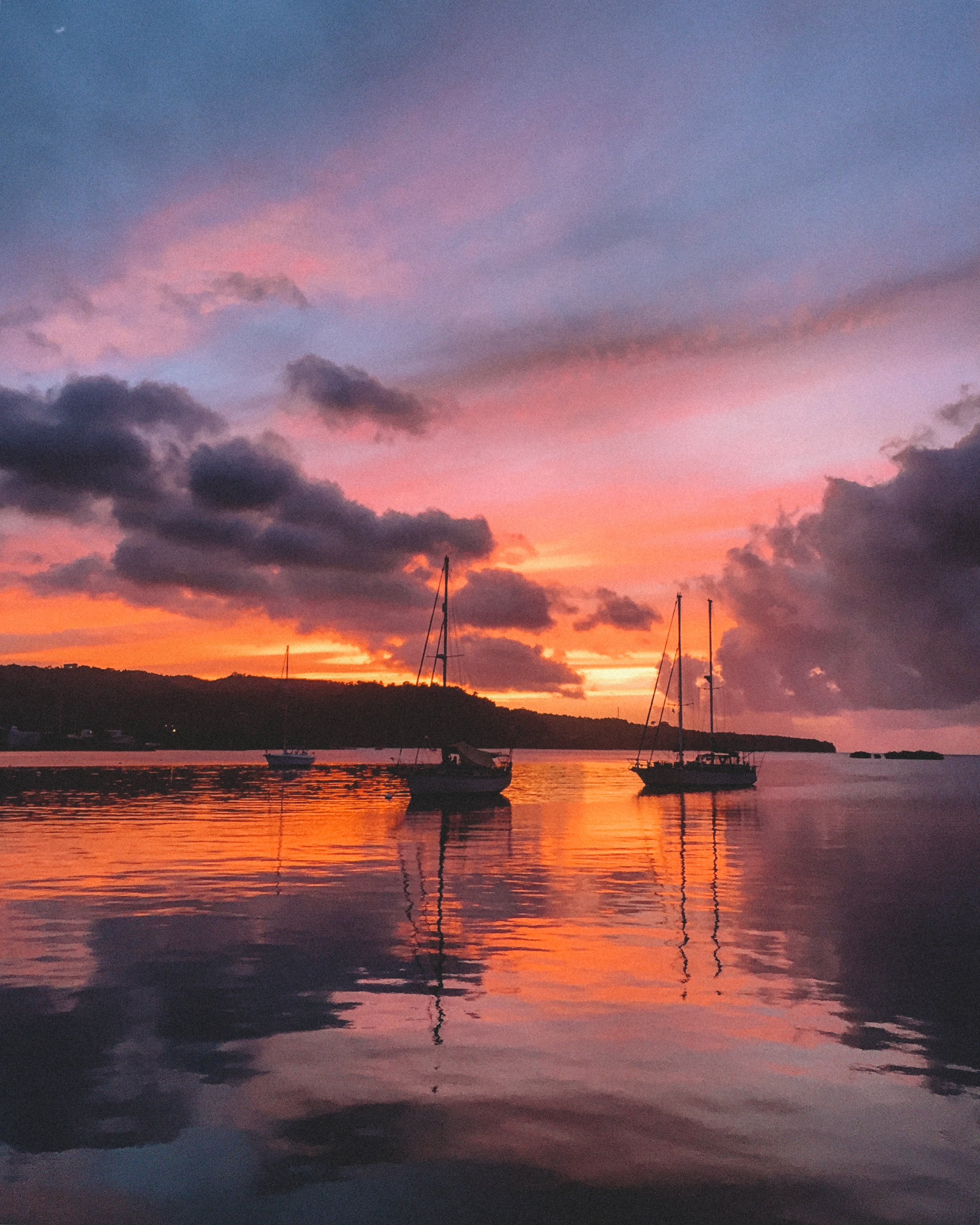 A stunning sunset in Port Antonio.