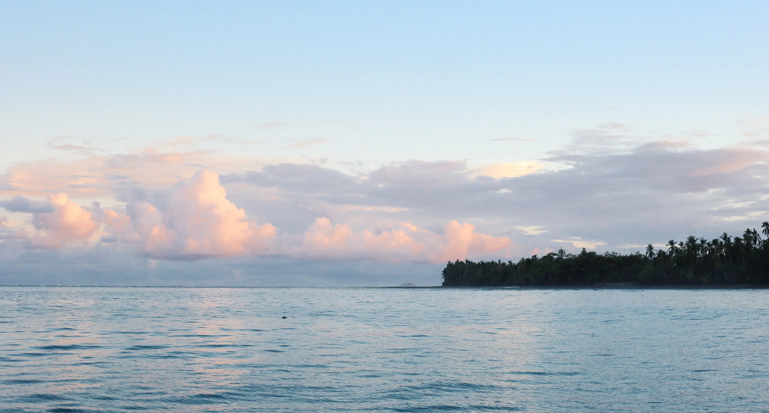 Our anchorage off Punta Balsa, where we’d wait for sunrise to head into Puerto Armuelles and to check into Panama.